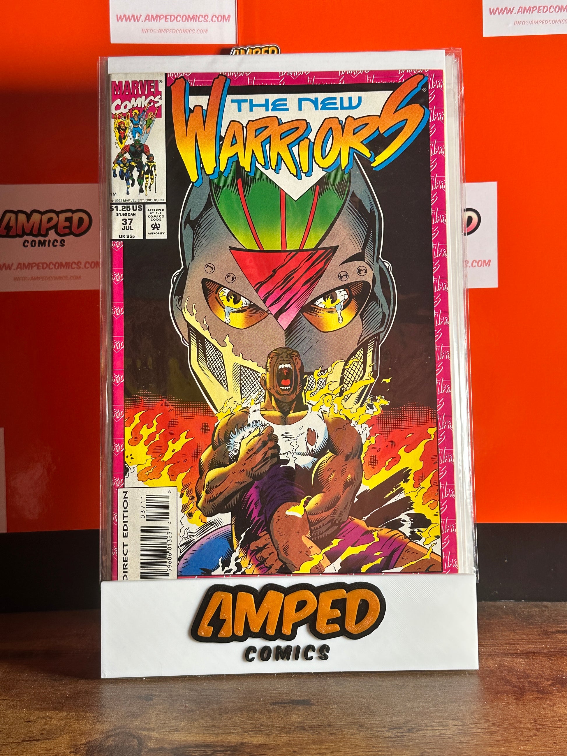 The New Warriors #37 Marvel Comics July 1993 Direct Edition