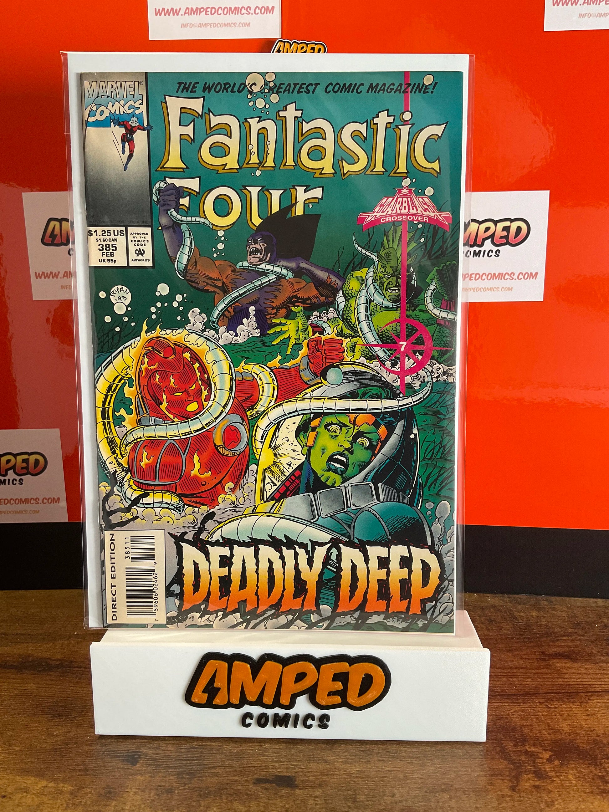Fantastic Four 385 Marvel Comics Feb 1994 Deadly Deep