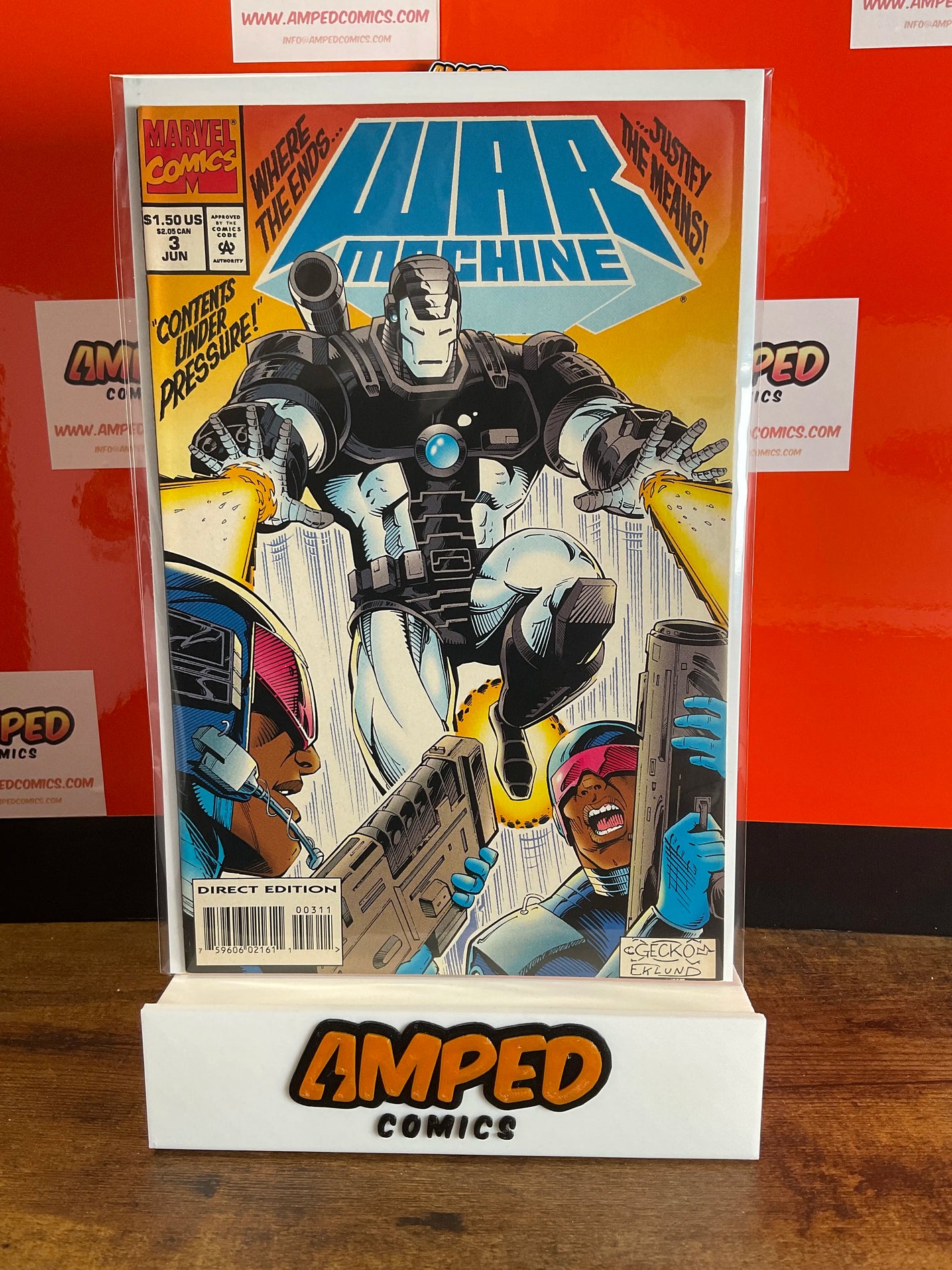 War Machine 3 (Jun 1994) Marvel Comics Direct Edition