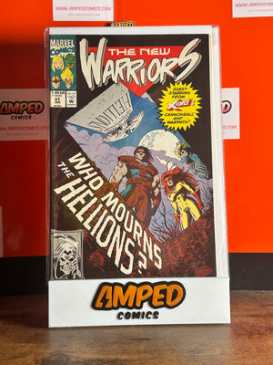 The New Warriors #31 Marvel Comics Jan 1993 X-Force Guest Stars