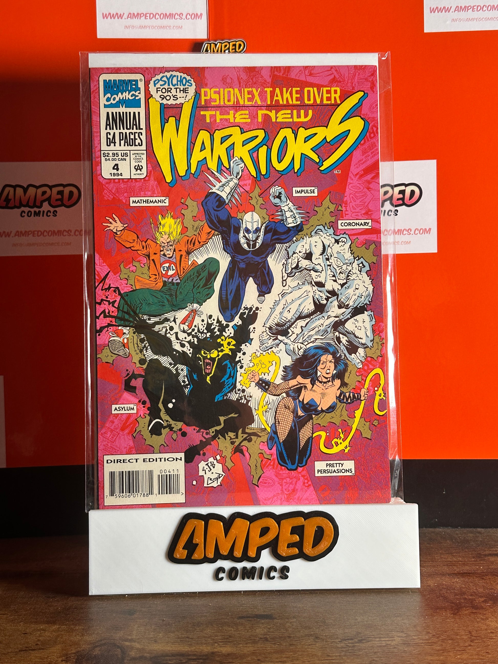 The New Warriors Annual #4 Marvel Comics 1994 Direct Edition