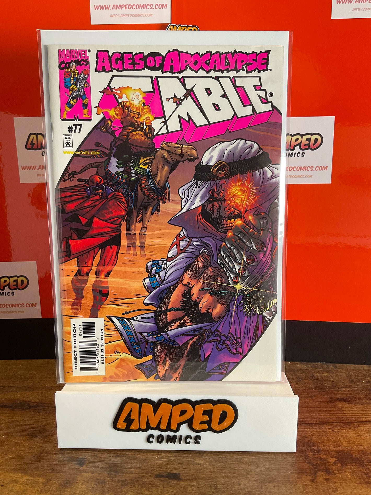 Cable 77 Ages of Apocalypse Marvel Comics Direct Edition