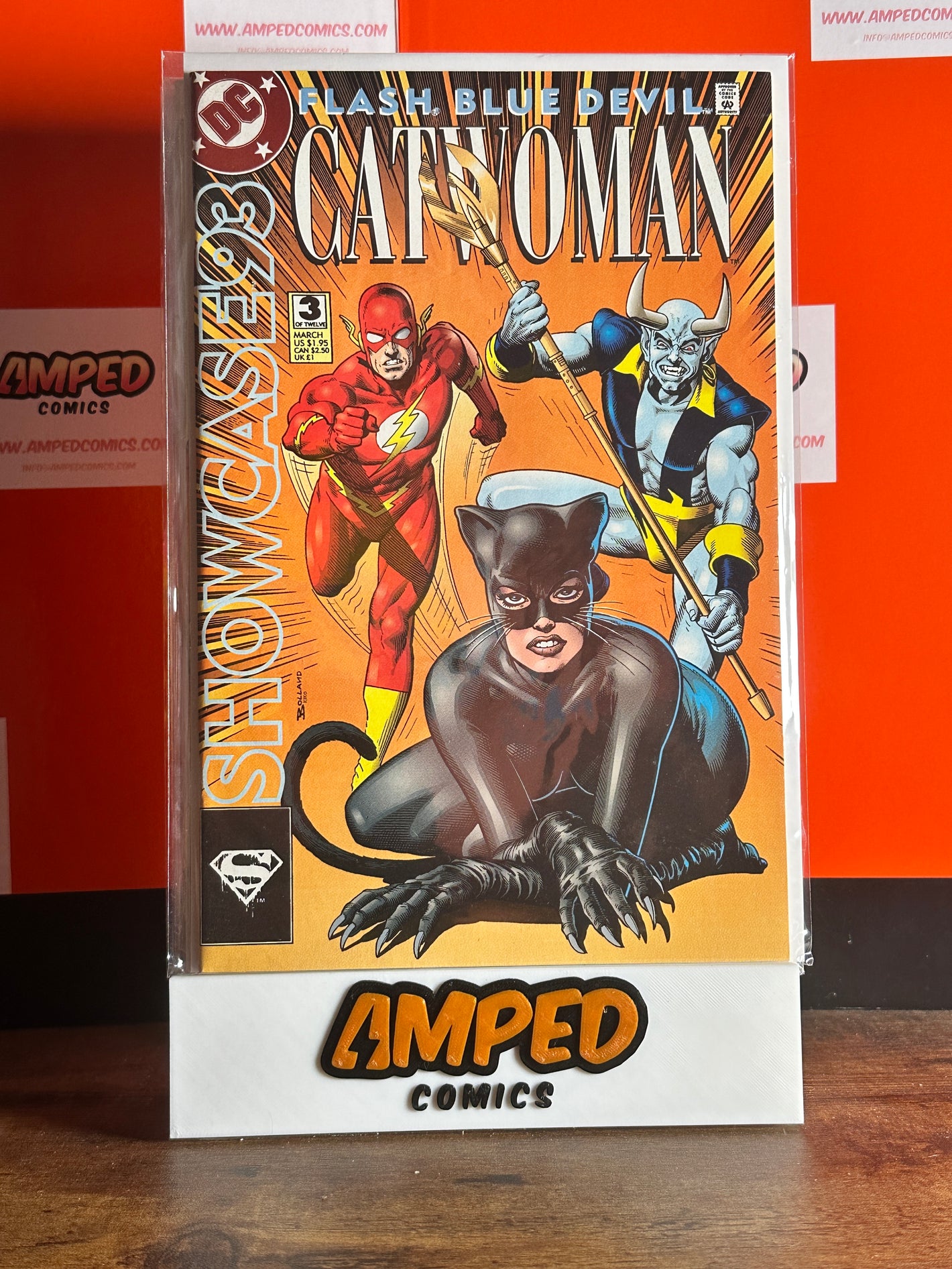 Showcase '93 #3 DC Comics (March 1993) Catwoman Flash Blue Devil