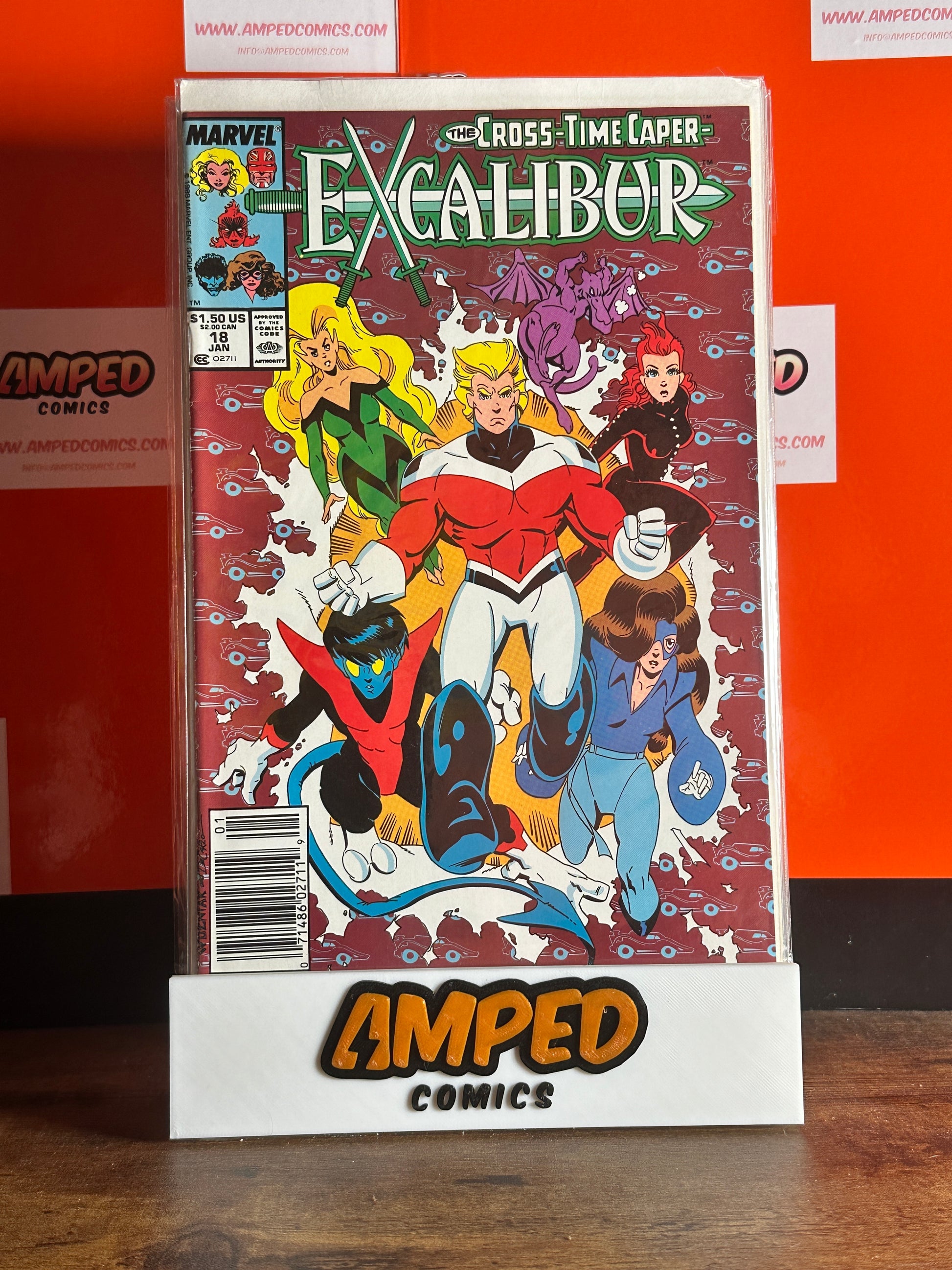 Excalibur #18 Marvel Comics (Jan 1990) The Cross-Time Caper