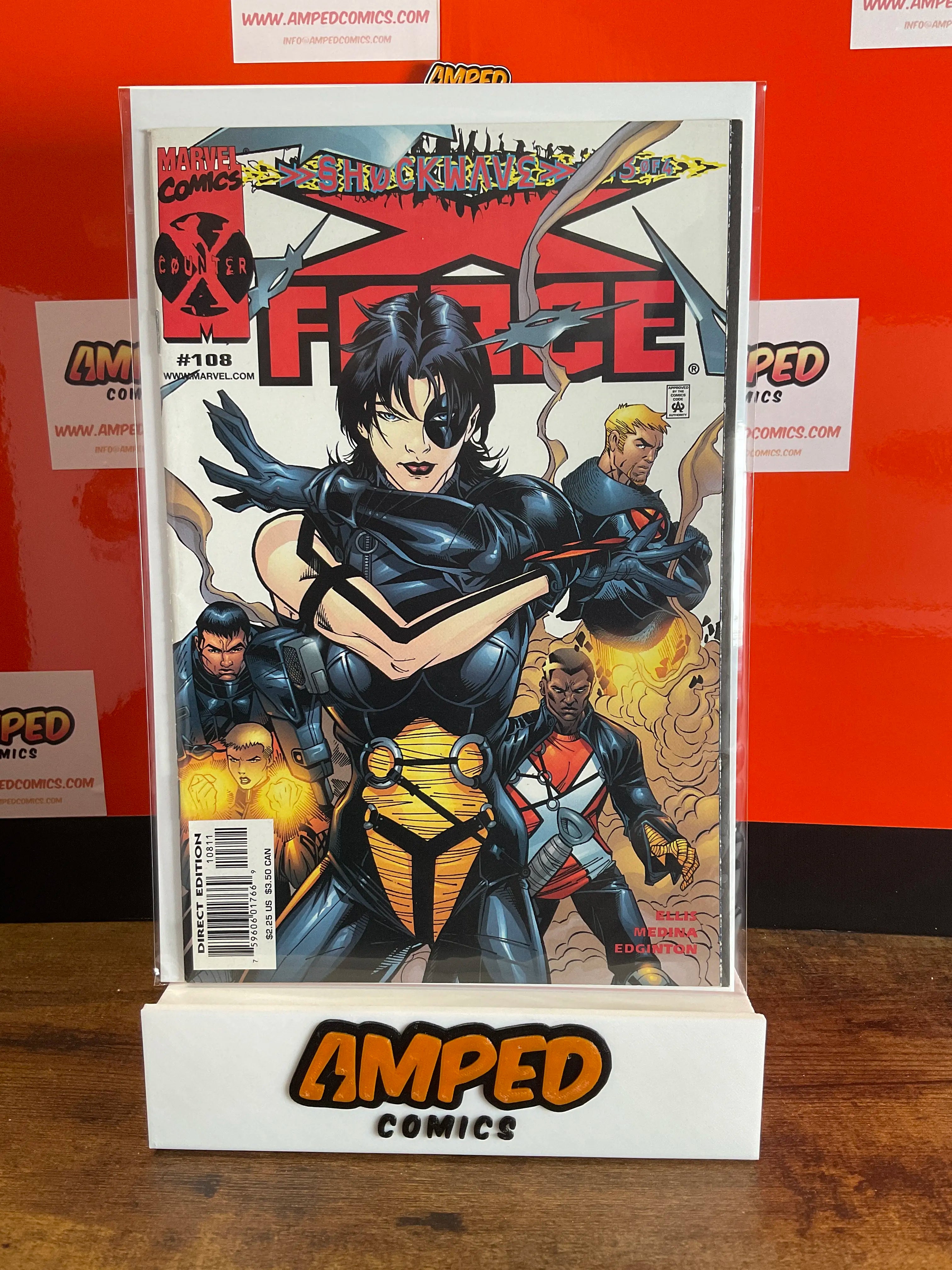 Marvel Shockwave X-Force 108 Marvel Comics 2000 Shockwave Storyline