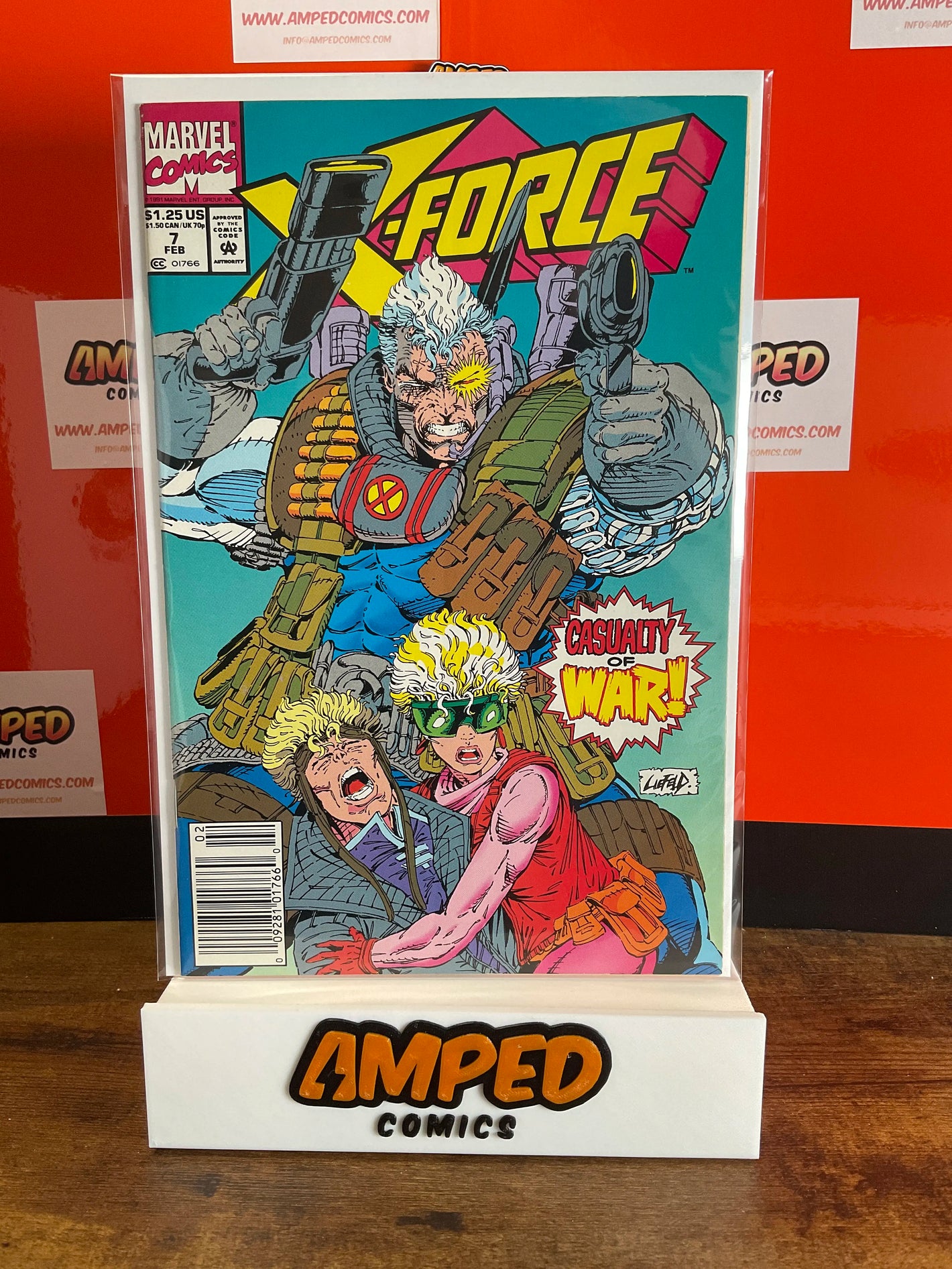 X-Force 7 Marvel Comics Feb 1992 Casualty of War
