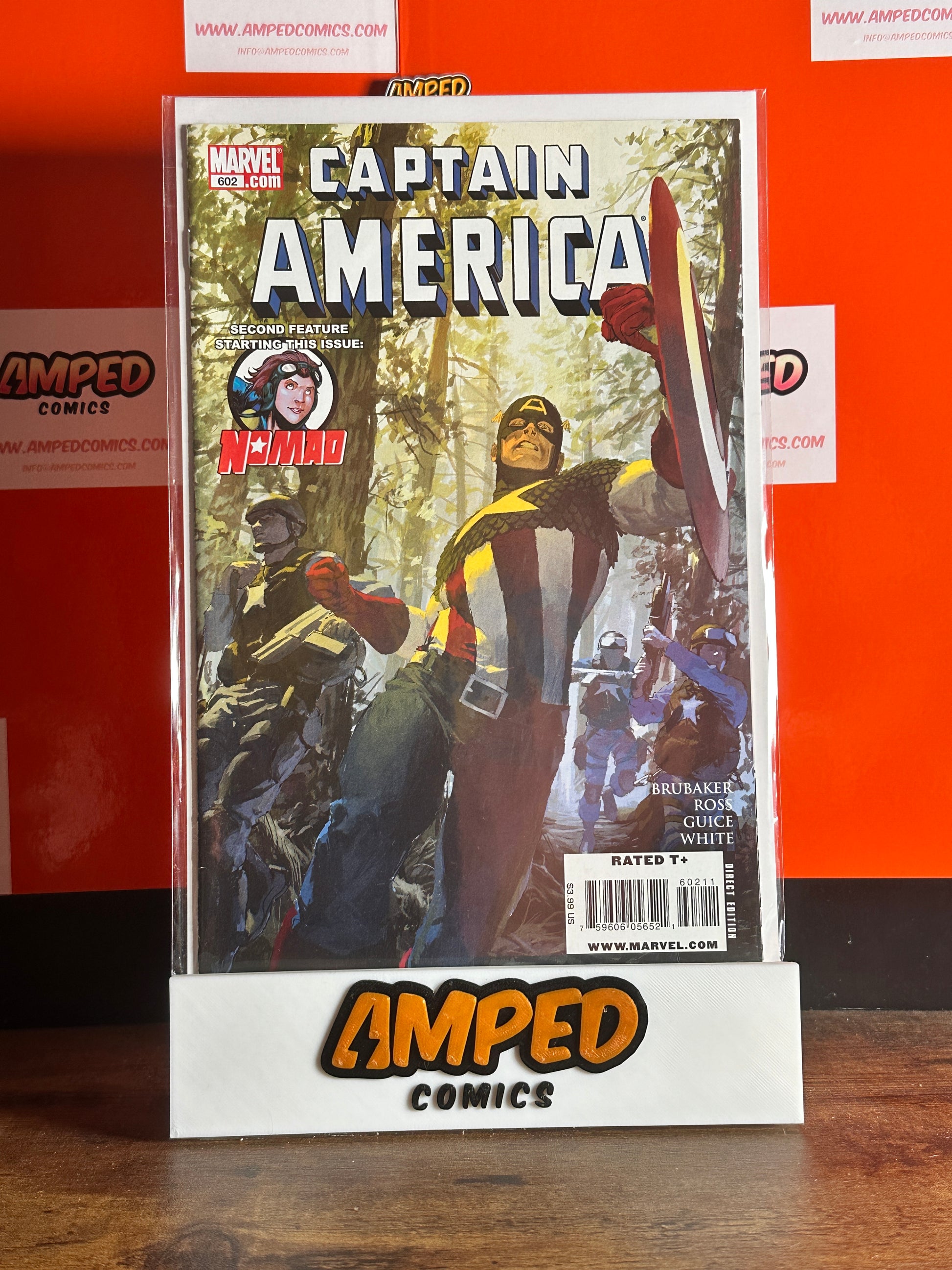 Captain America #602 Marvel Comics (2009) Brubaker Ross Guice White