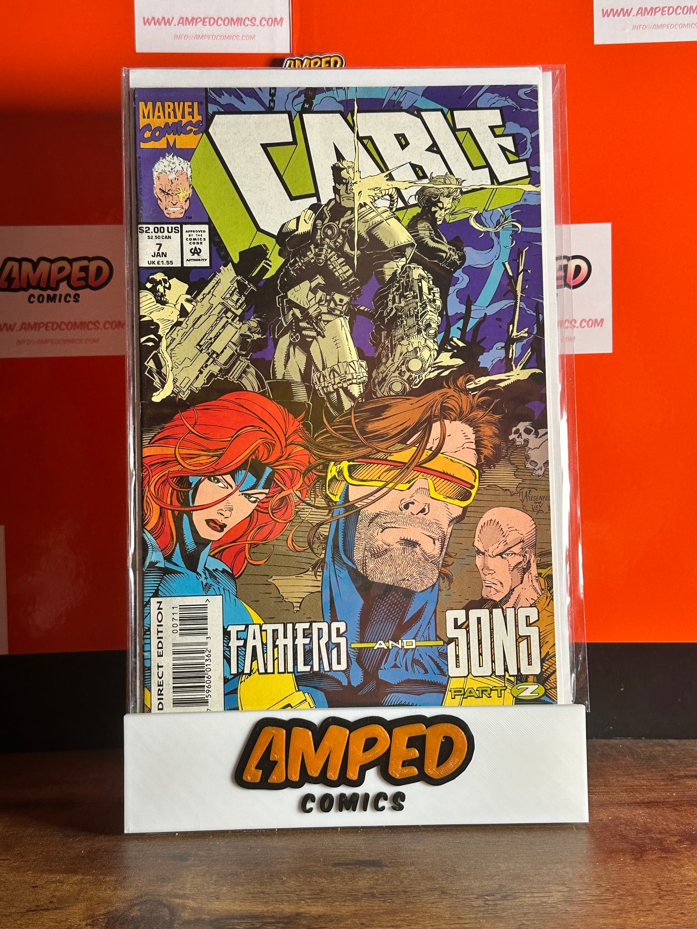 Cable #7 Marvel Comics Jan 1994 Fathers and Sons Part 2