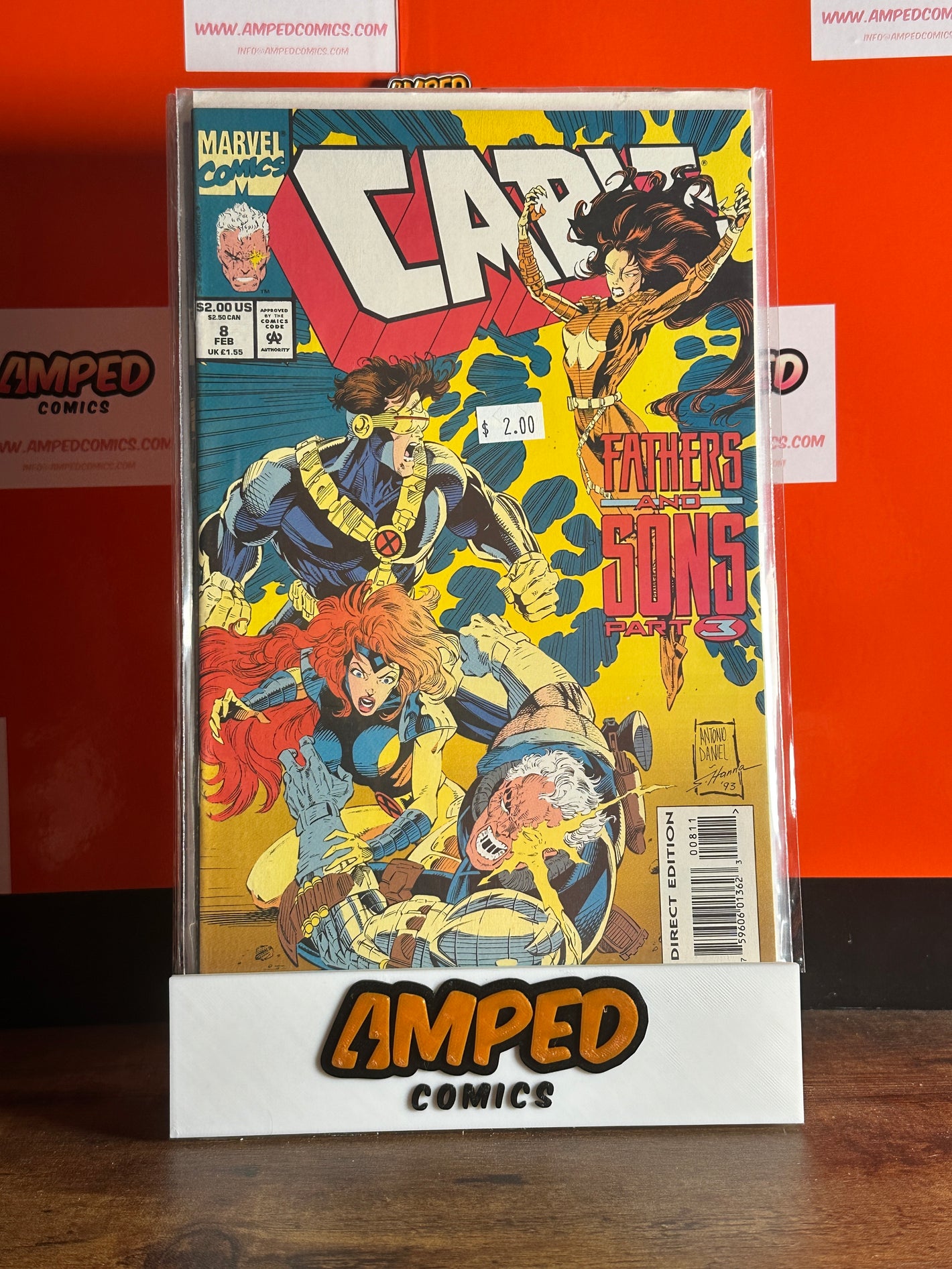 Cable #8 Marvel Comics 1993 Fathers and Sons Part 3