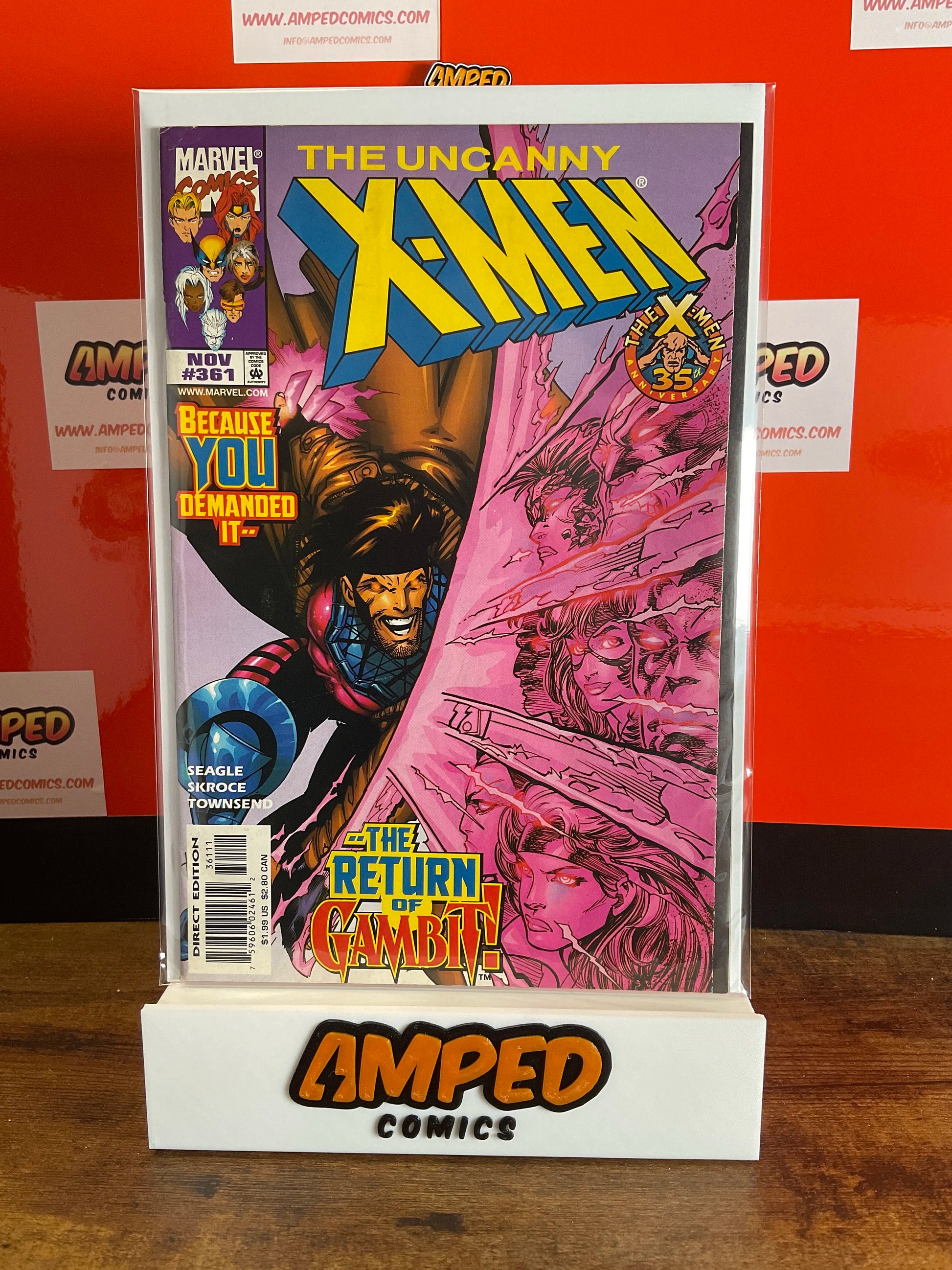 Uncanny X-Men 361 Marvel Comics Nov 1998 The Return of Gambit