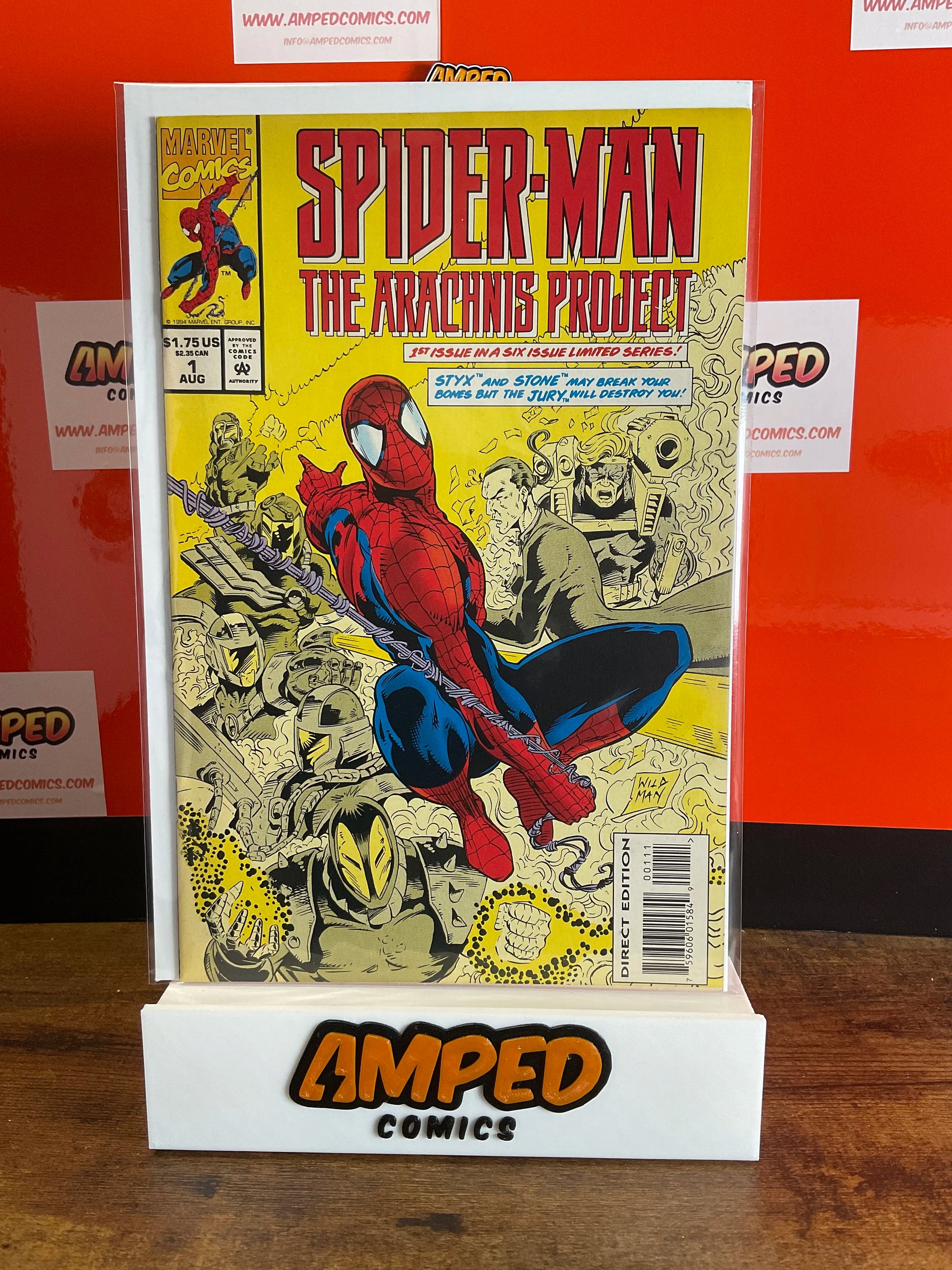 Spider-Man The Arachnis Project 1 (Aug 1994, Marvel Comics)
