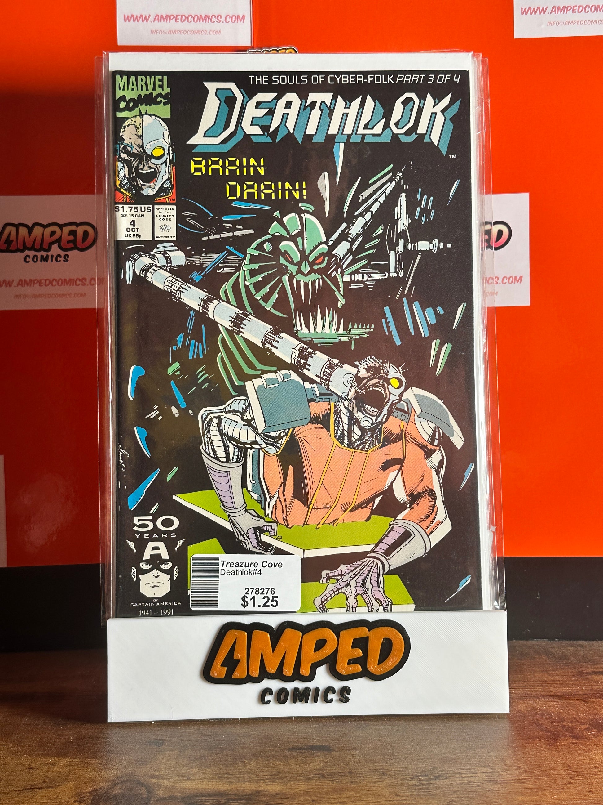 Deathlok #4 Marvel Comics 1985 Souls of Cyber-Folk Part 3 of 4