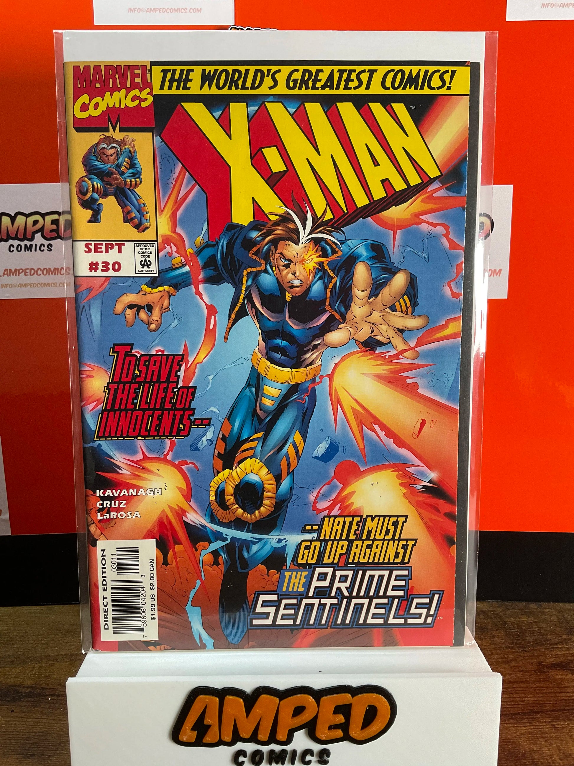 X-Man 30 Marvel Comics Sept 1997 Direct Edition