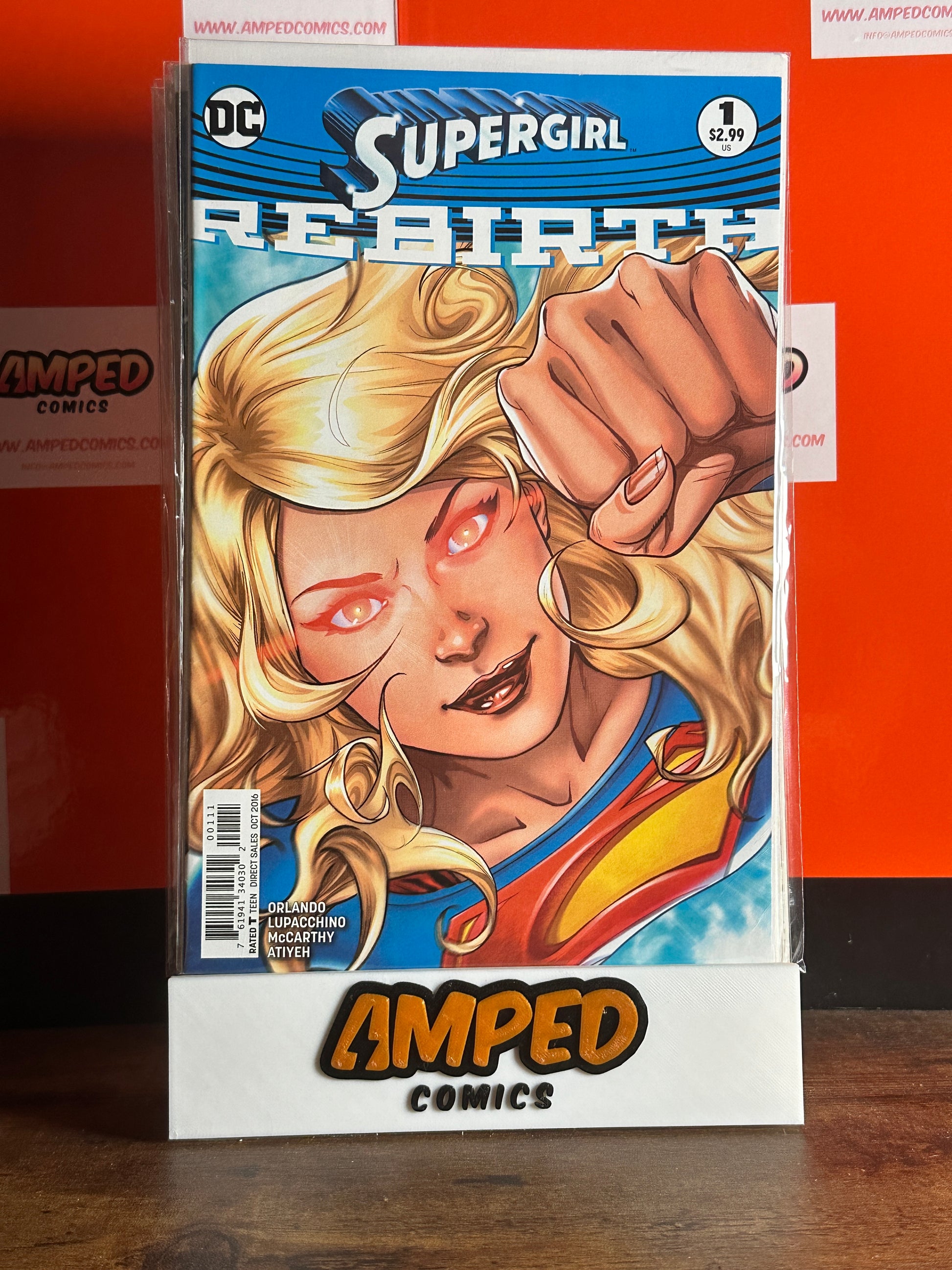 Supergirl: Rebirth #1 DC Comics (Oct 2016)