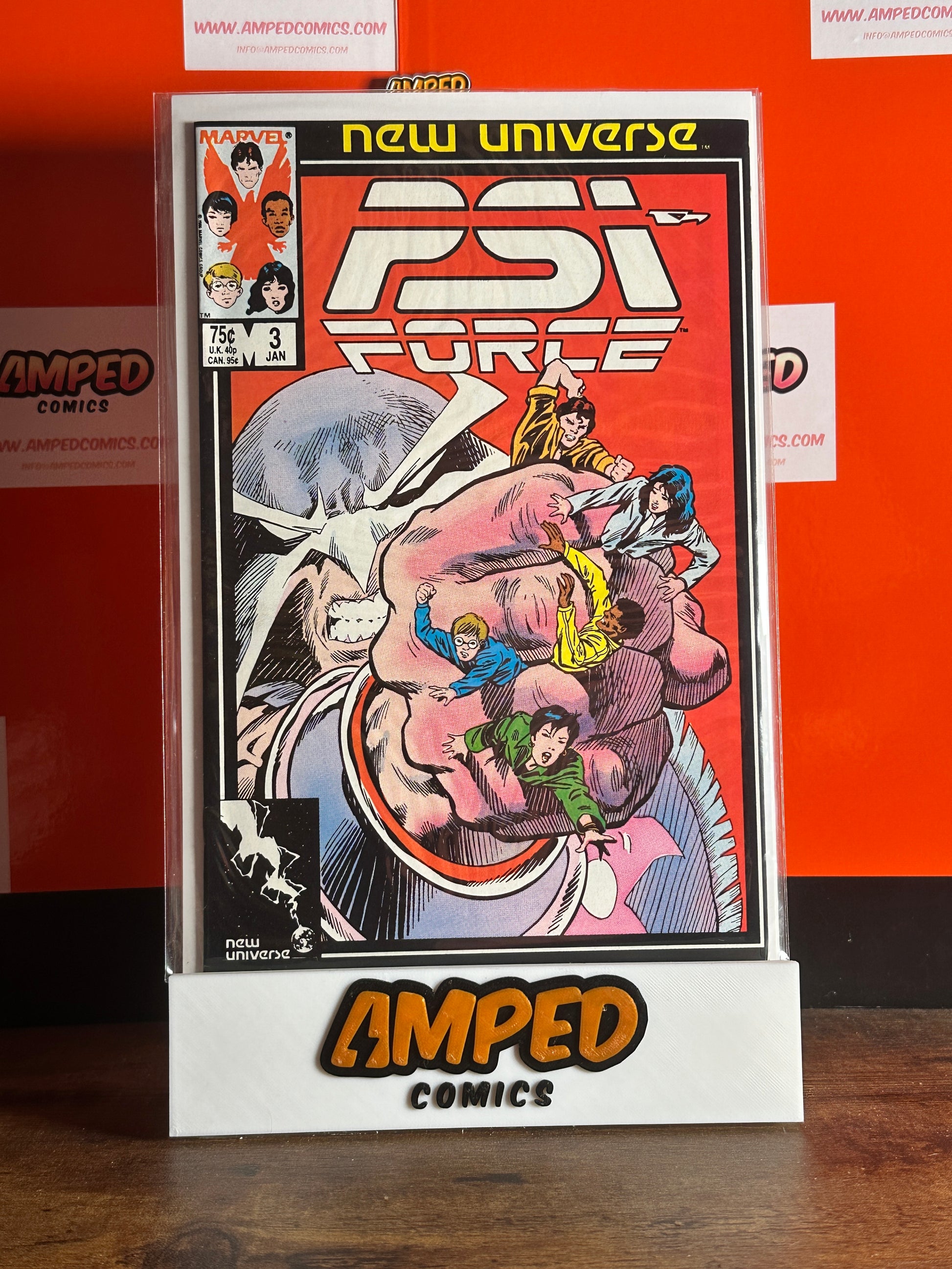 Psi-Force #3 Marvel Comics New Universe Jan 1987