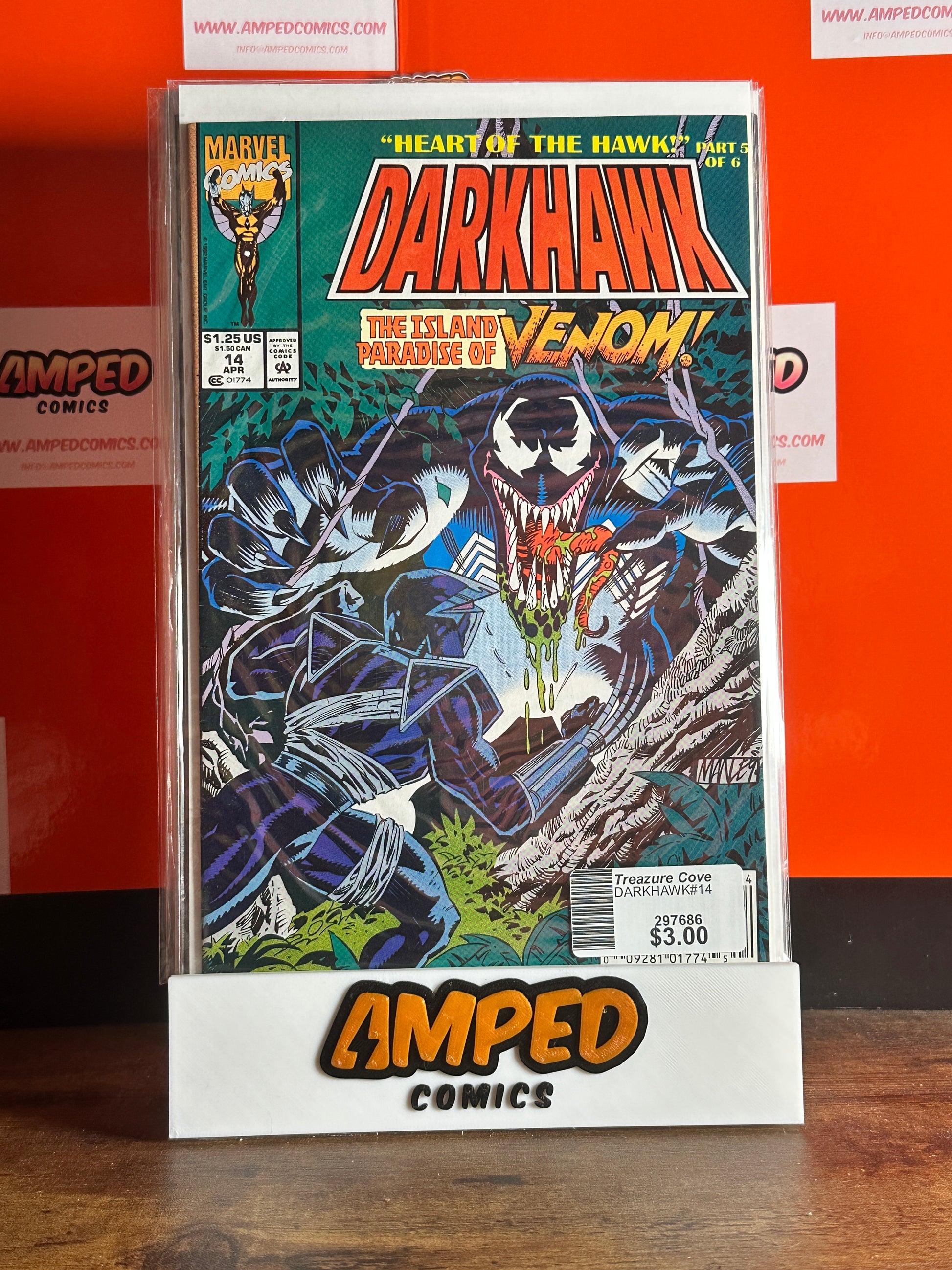 Darkhawk #14 Marvel Comics 1992 Venom Cover
