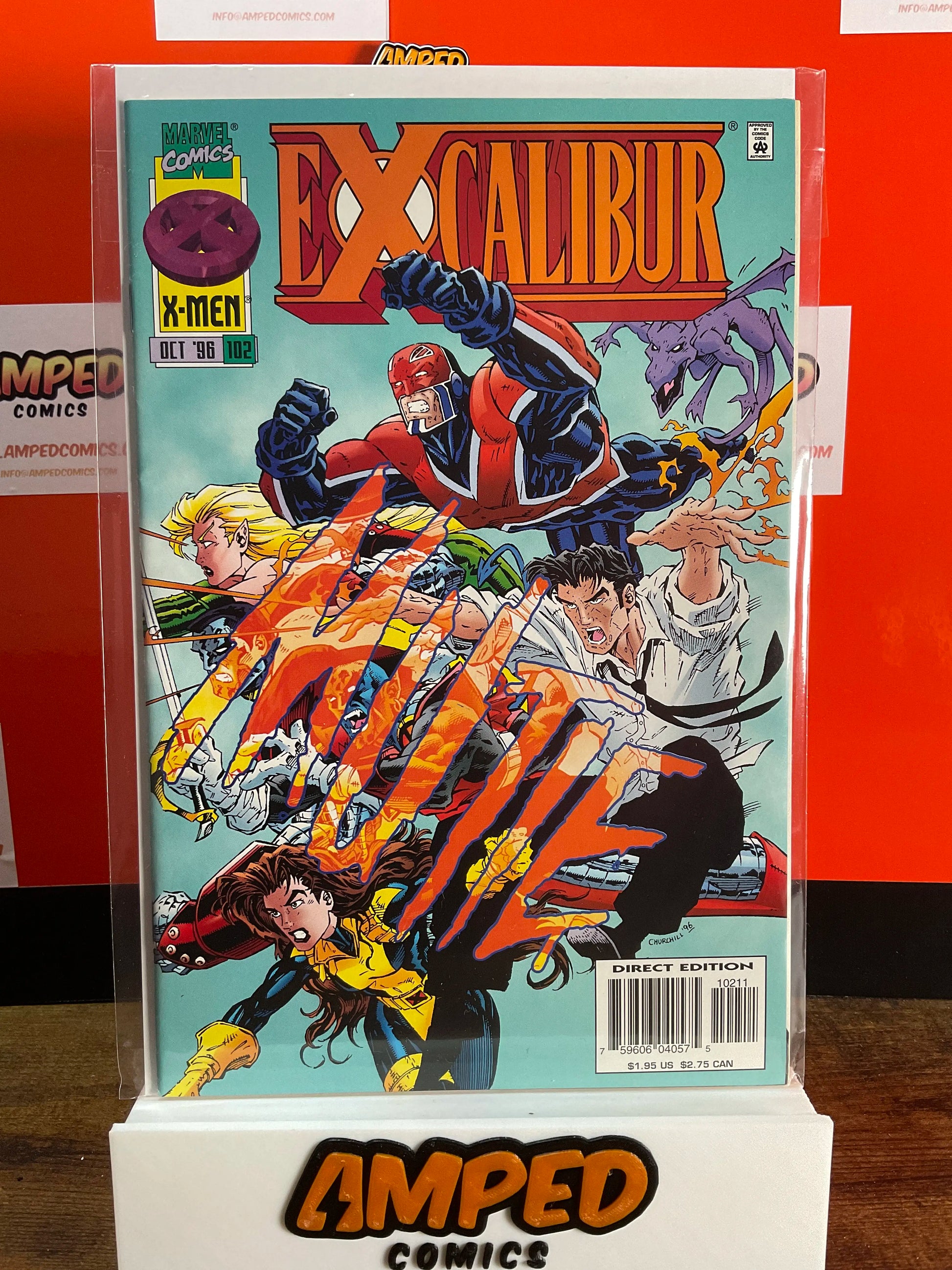 Excalibur 102 Marvel Comics Oct 1996 X-Men Direct Edition