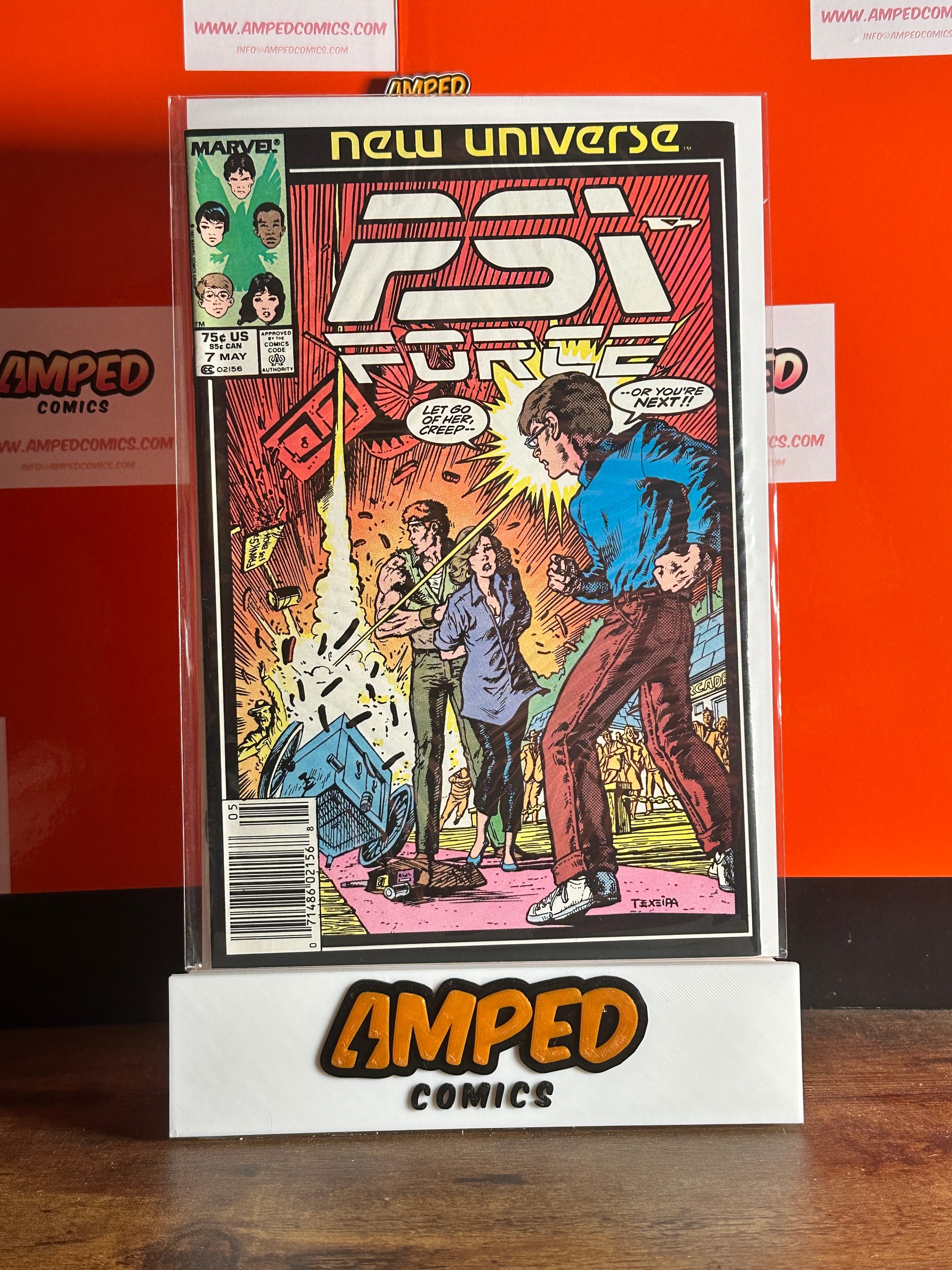 Psi-Force #7 Marvel Comics (May 1987) New Universe