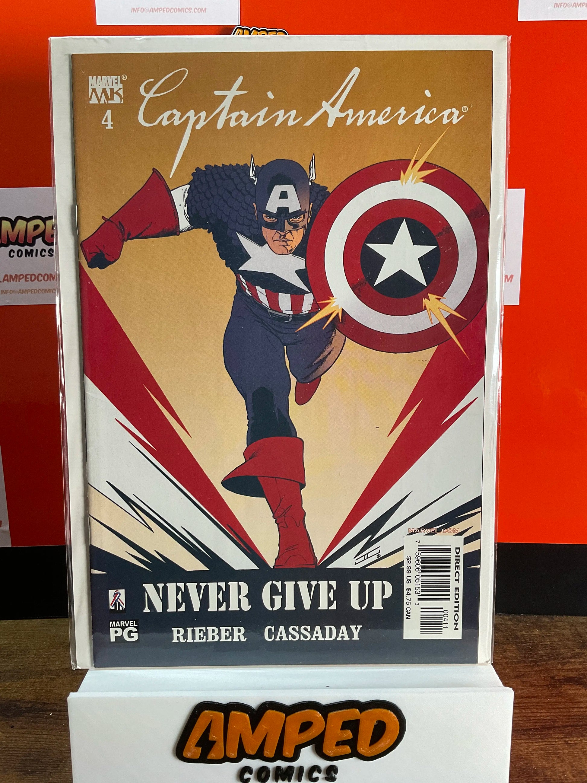 Captain America 4 Marvel Comics 2003 Rieber Cassaday