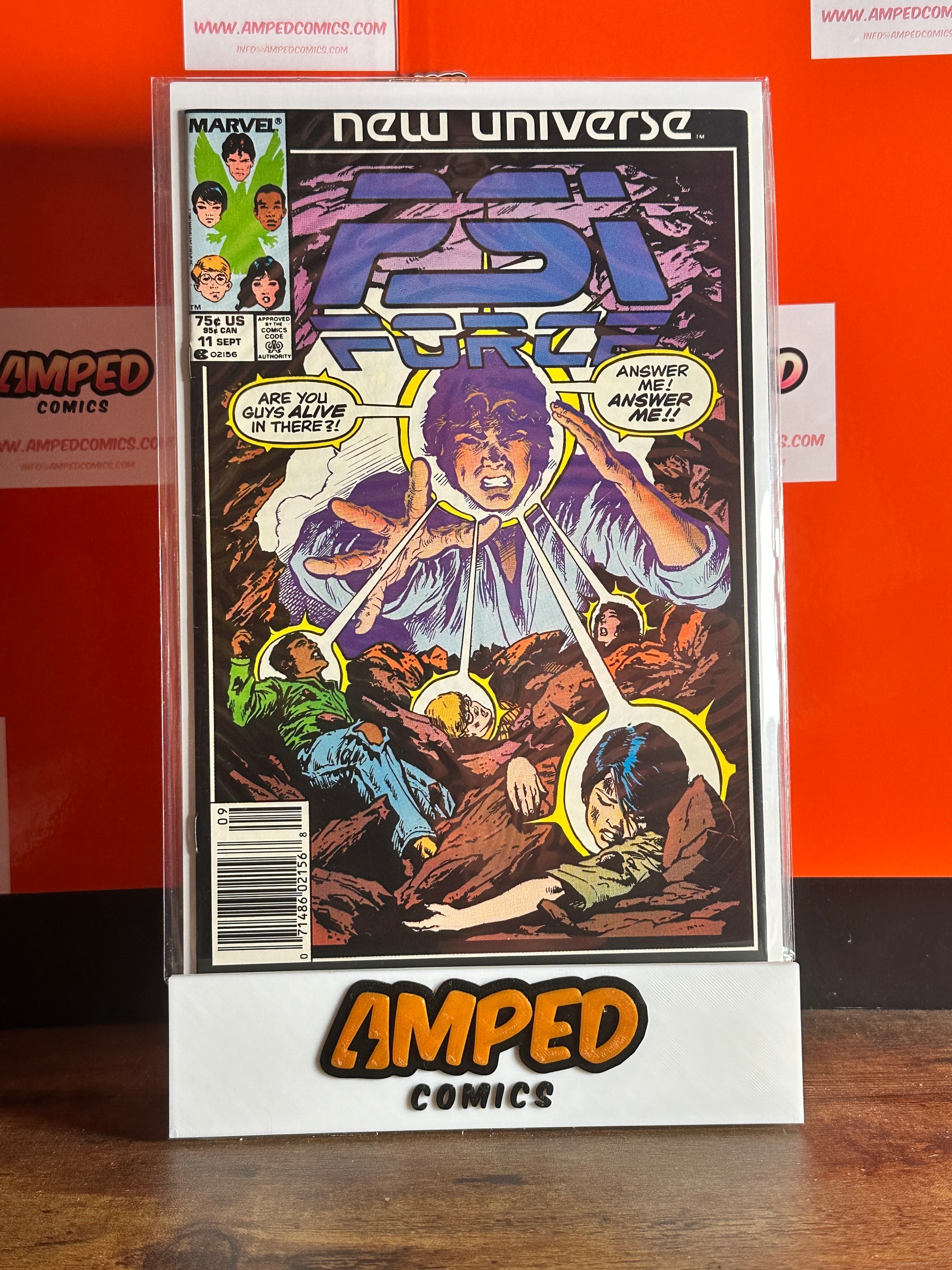Psi Force #11 Marvel Comics Sept 1987 New Universe