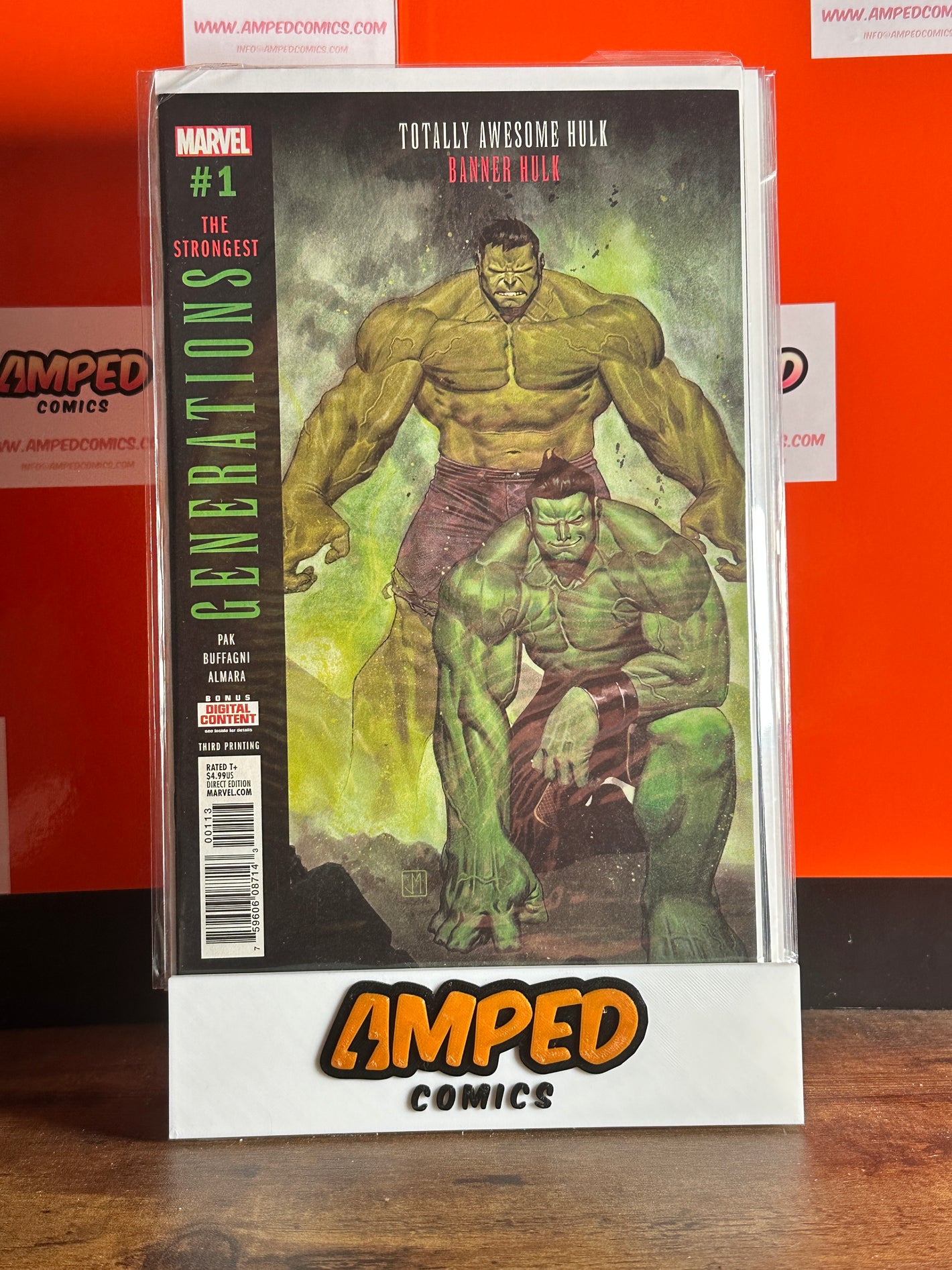 Generations: Banner Hulk & Totally Awesome Hulk #1 Marvel Third Printing