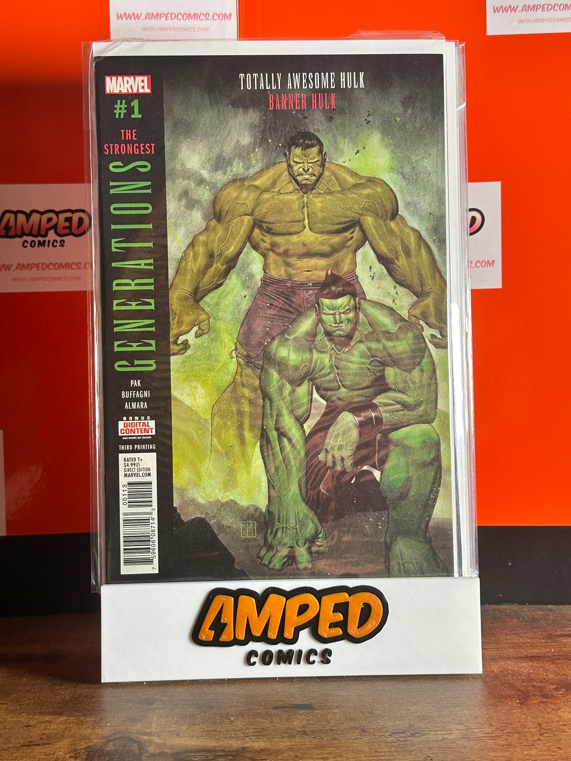 Generations: Banner Hulk & Totally Awesome Hulk #1 Marvel Third Printing