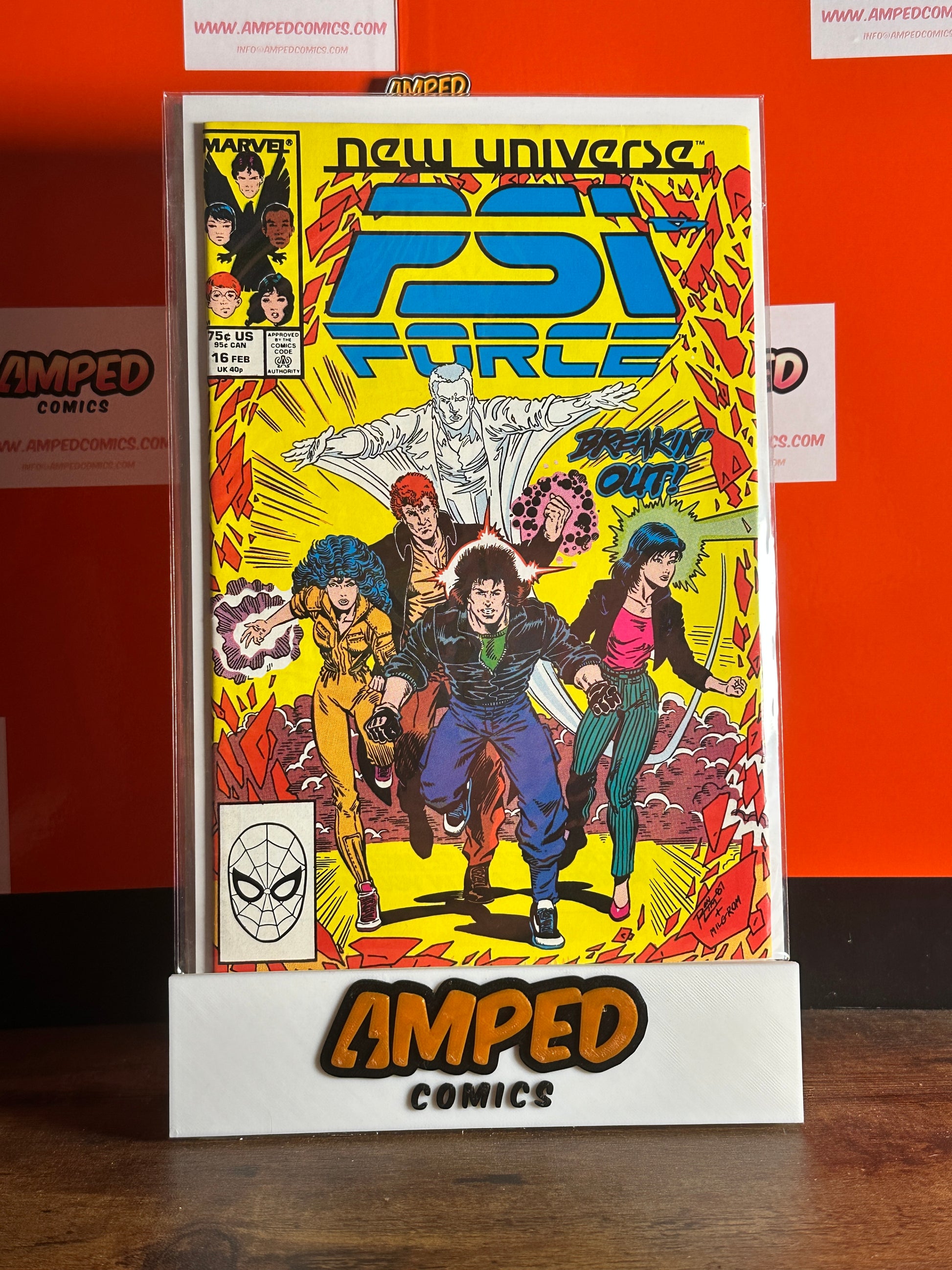 New Universe PSI-Force #16 Marvel Comics (Feb 1988)