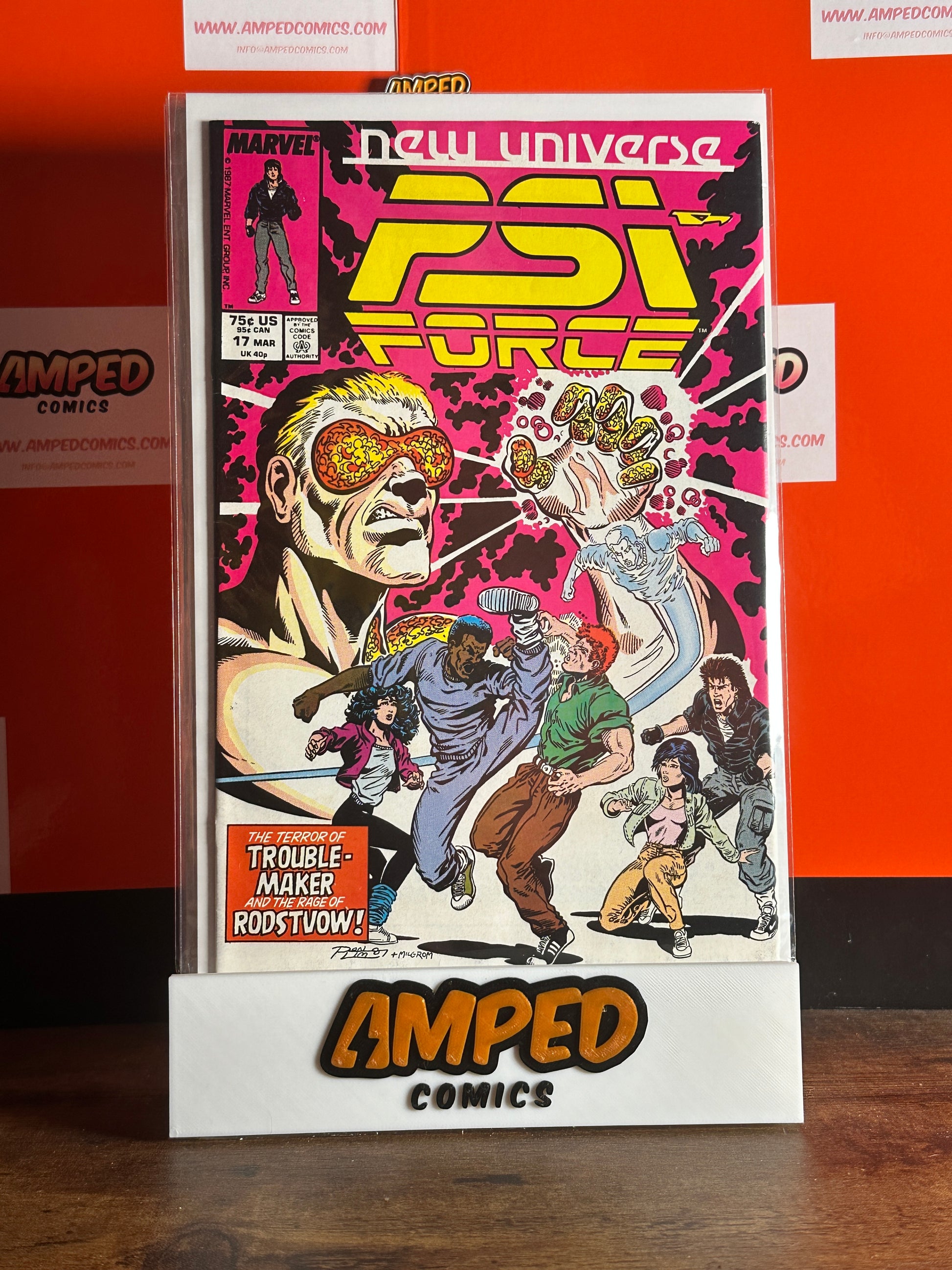 PSI Force #17 Marvel 1987
