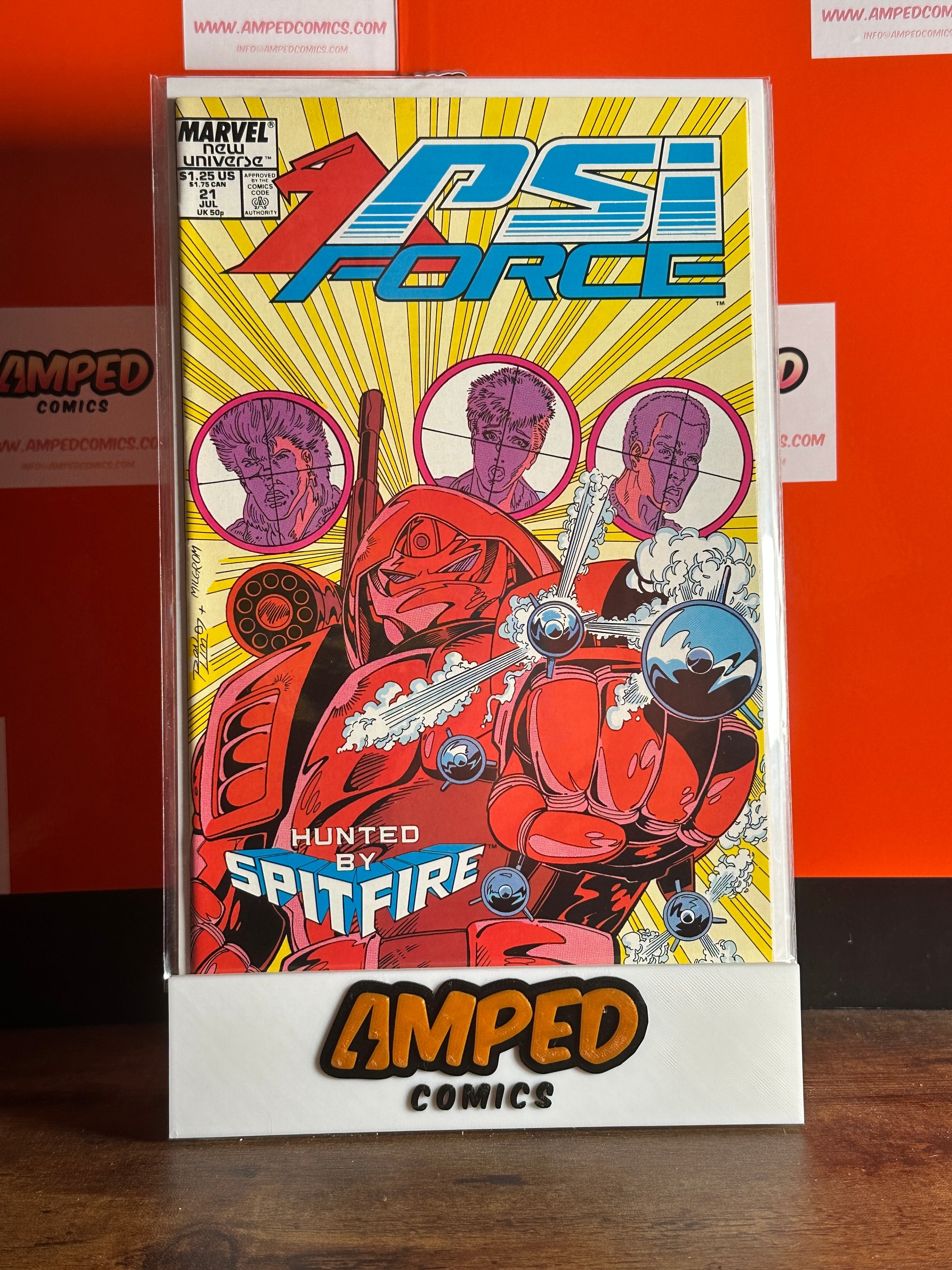 Psi-Force #21 Marvel Comics (Jul 1993) Hunted by Spitfire