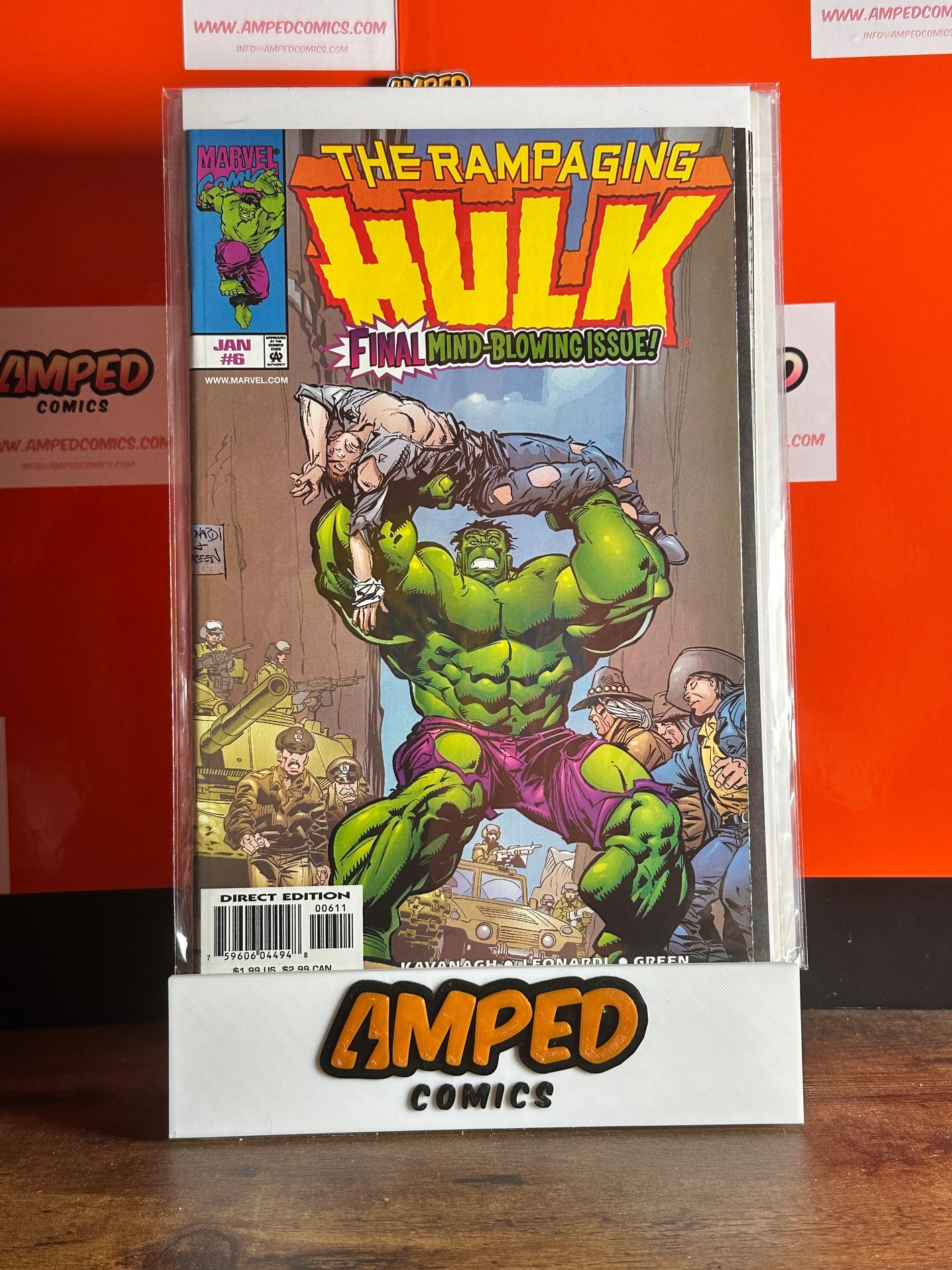 The Rampaging Hulk #6 Marvel Comics Jan 1978 Direct Edition