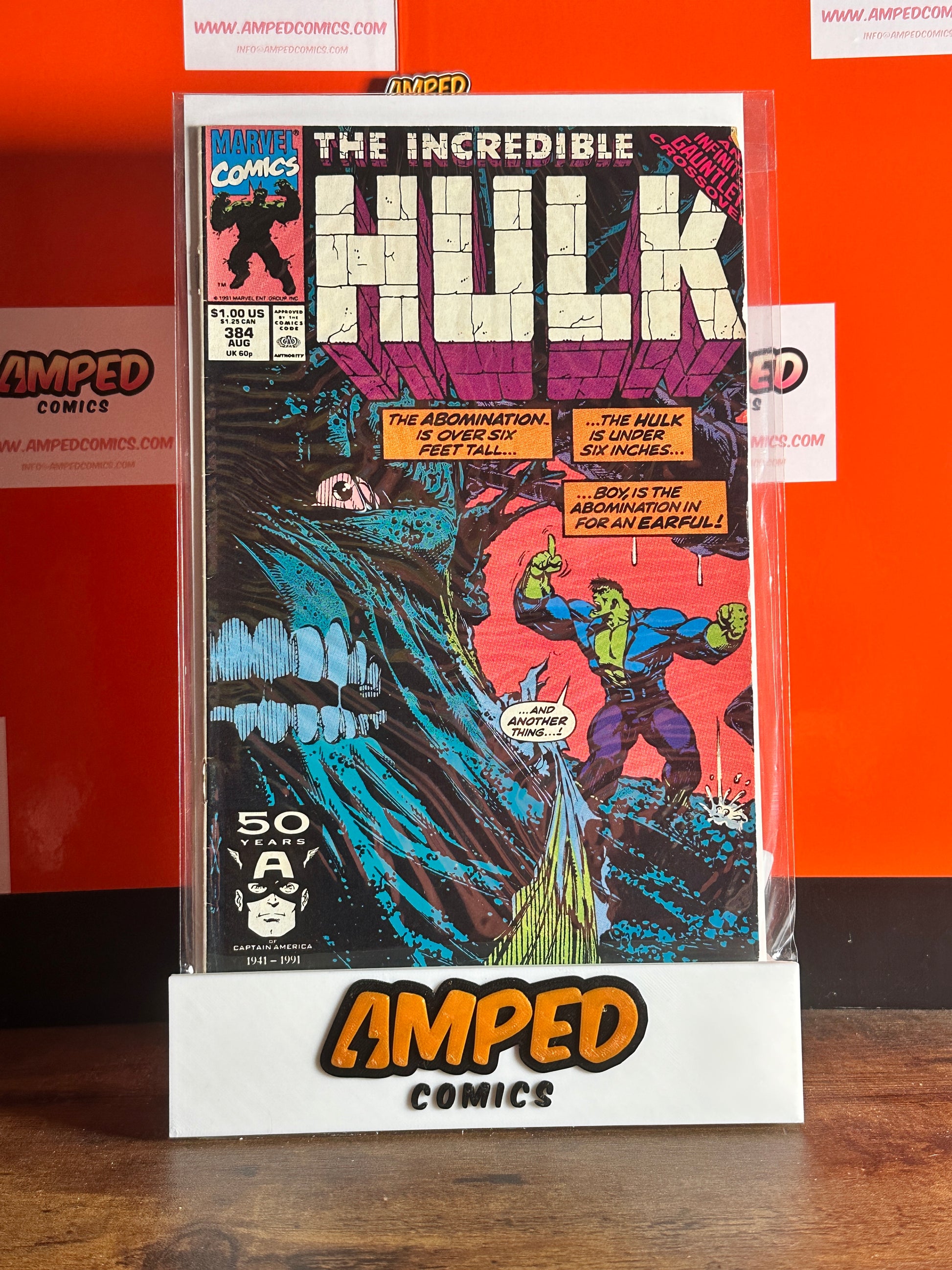 The Incredible Hulk #384 Marvel Comics Aug 1991 MID GRADE