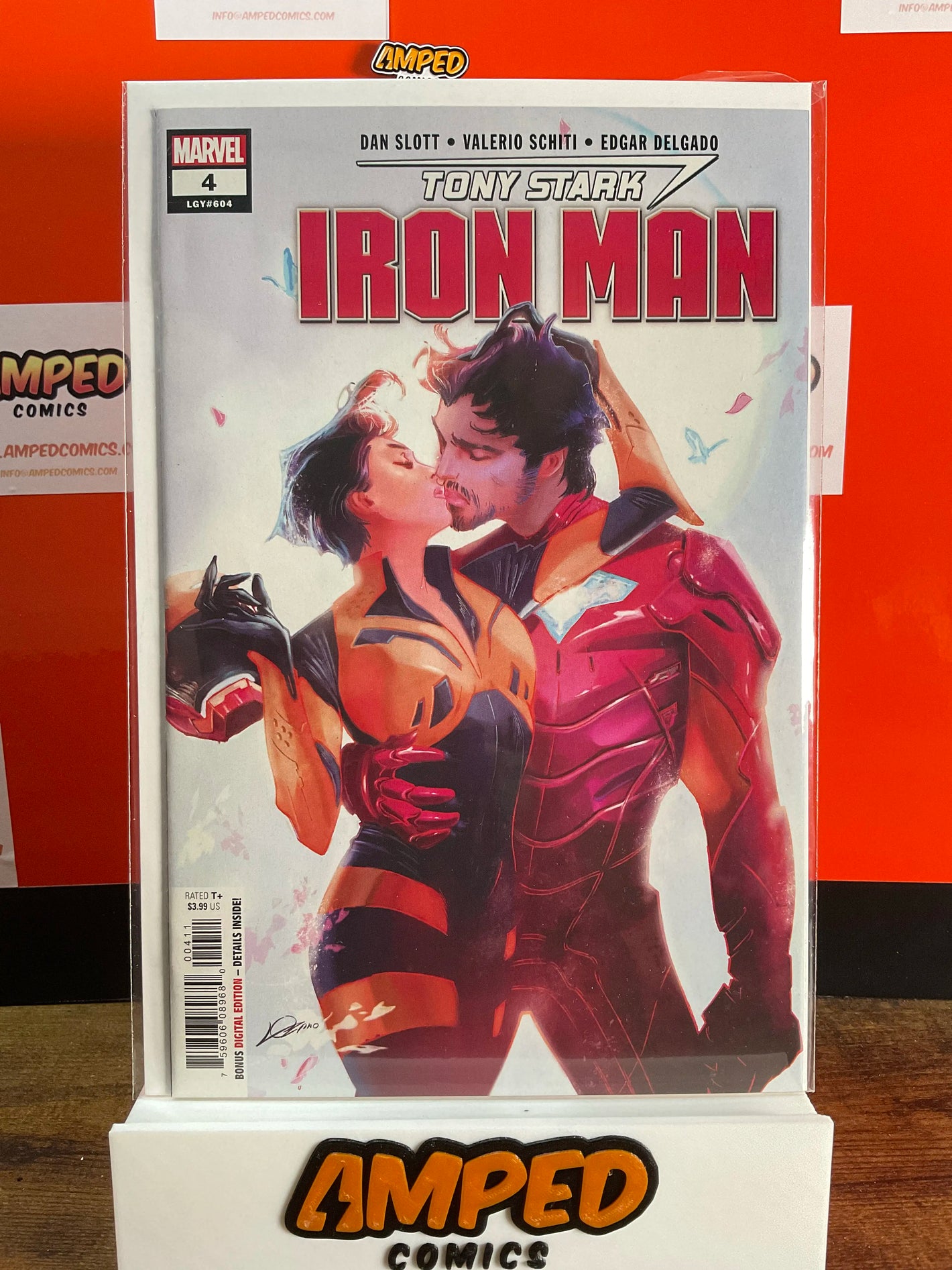 Tony Stark Iron Man 4 Marvel Comics 2018 Dan Slott Valerio Schiti