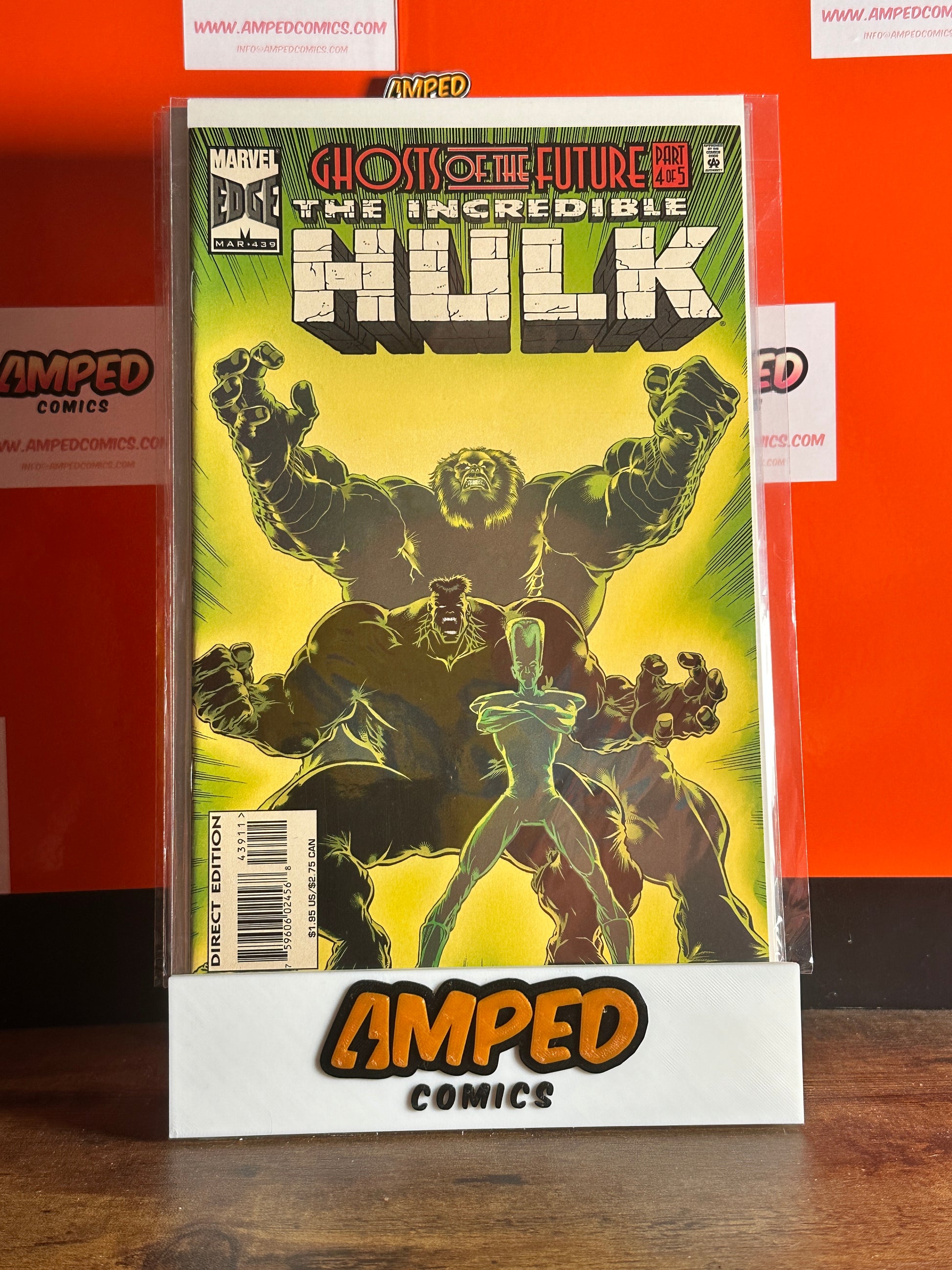 The Incredible Hulk #439 Marvel Edge Ghosts of the Future Part 4 of 5