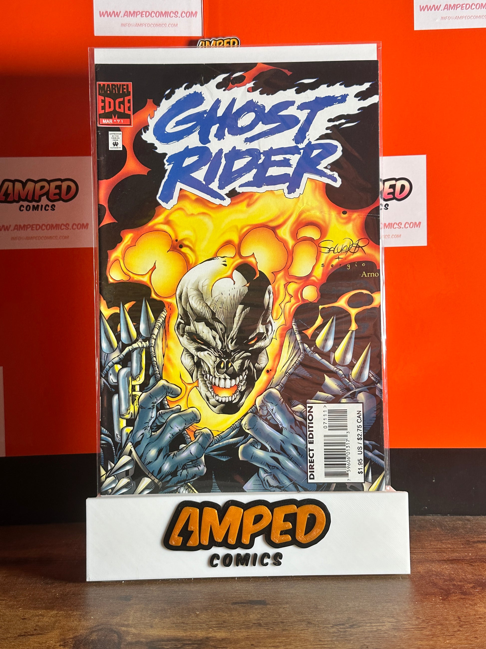 Ghost Rider Marvel Edge #71 Marvel Comics (Mar 1997) Direct Edition