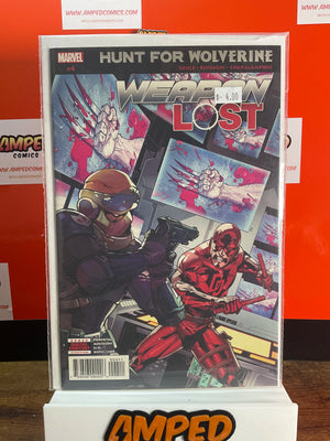 Hunt for Wolverine Weapon Lost 4 Marvel Comics