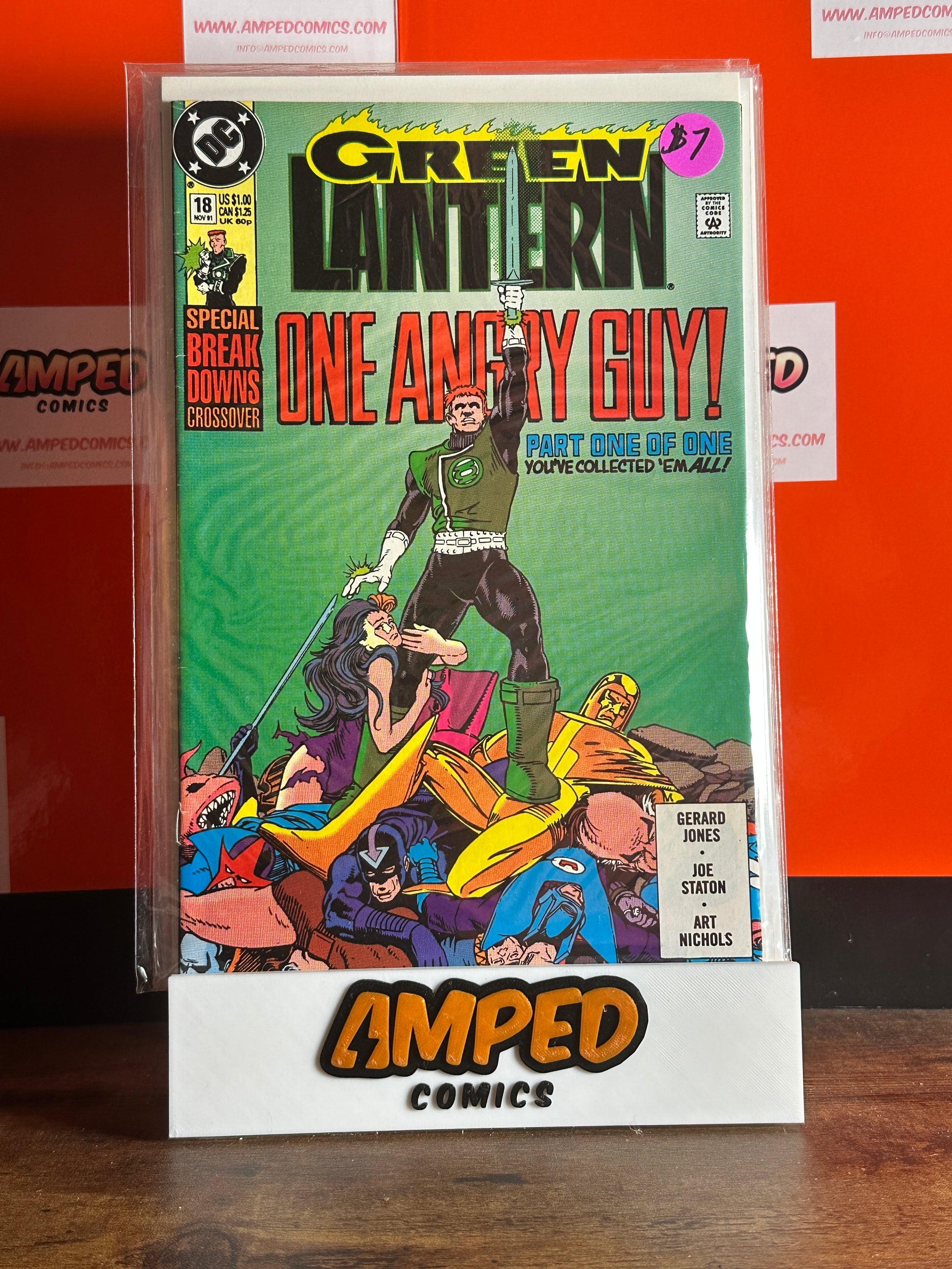 Green Lantern #18 DC Comics (Nov 1991) One Angry Guy! Special Breakdowns