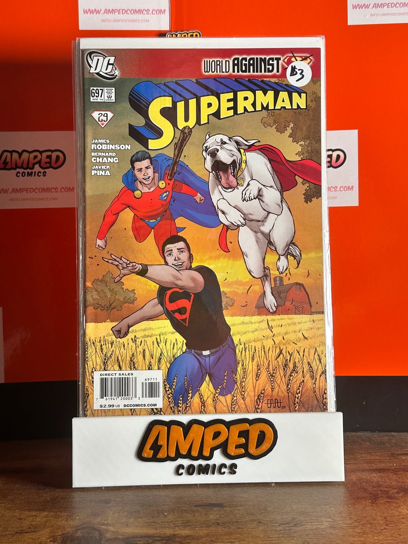 Superman #697 DC Comics Apr 2010 World Against Superman