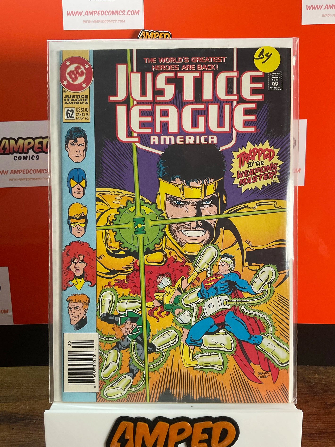 Justice League America 62 DC Comics May 1992