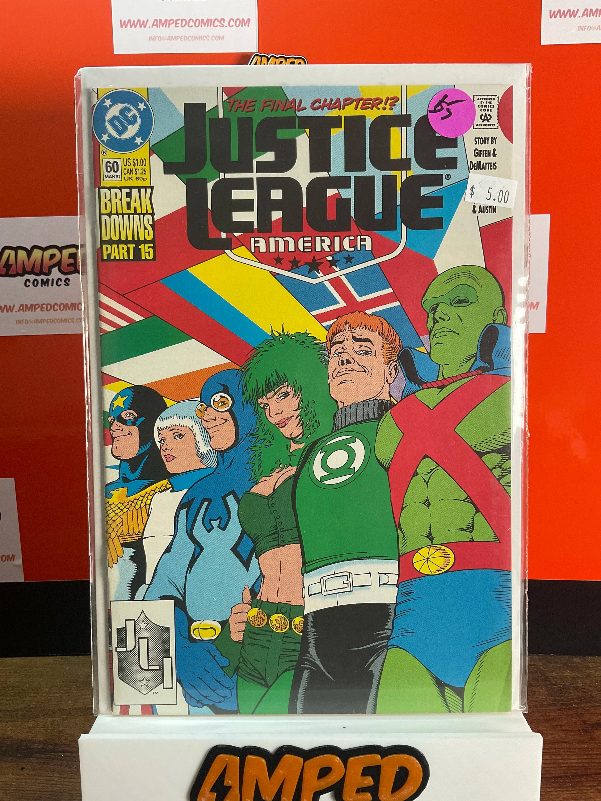 Justice League America 60 DC Comics March 1992