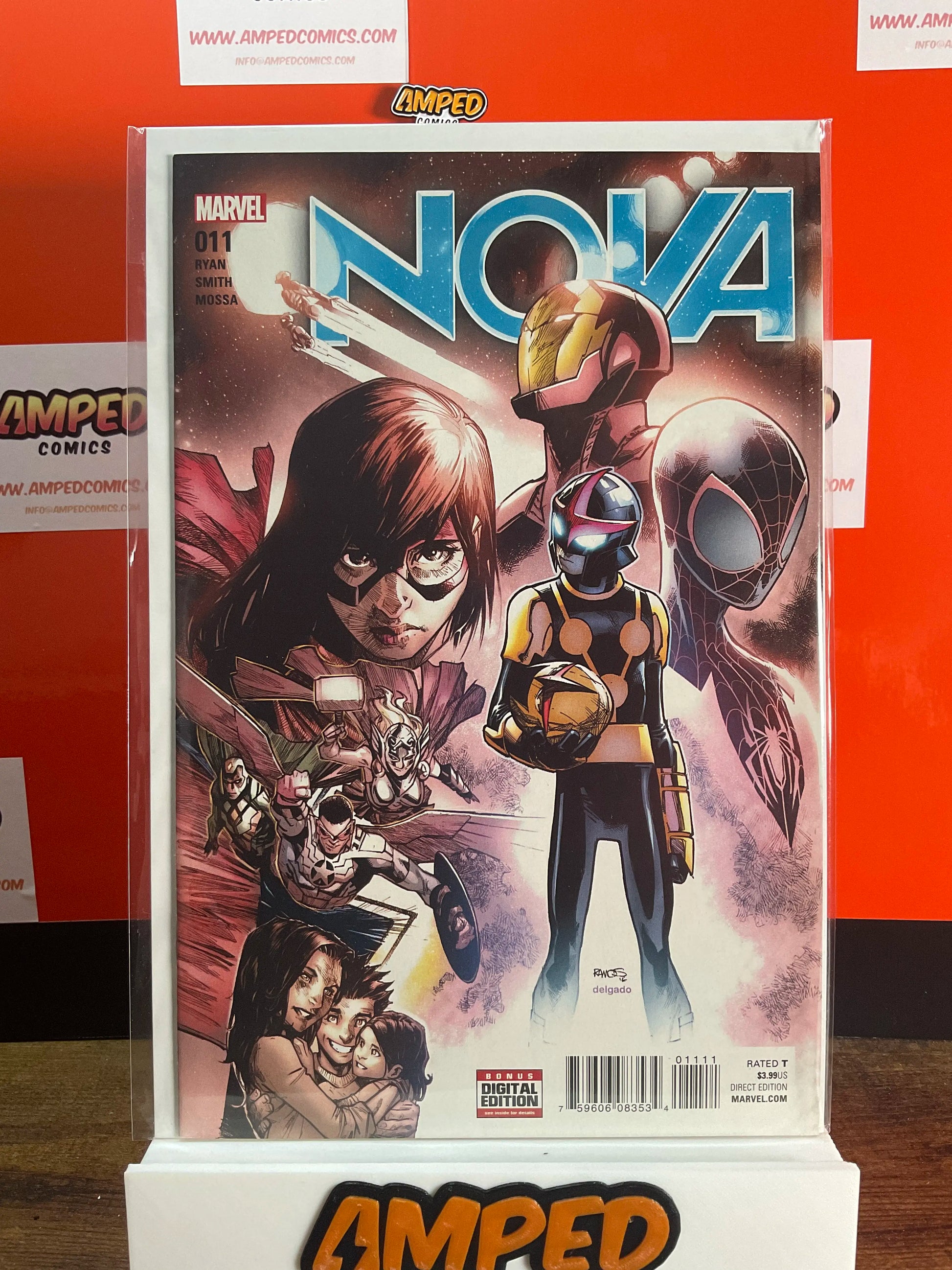 Nova 11 Marvel Comics 2017 Ryan Smith Mossa Cover