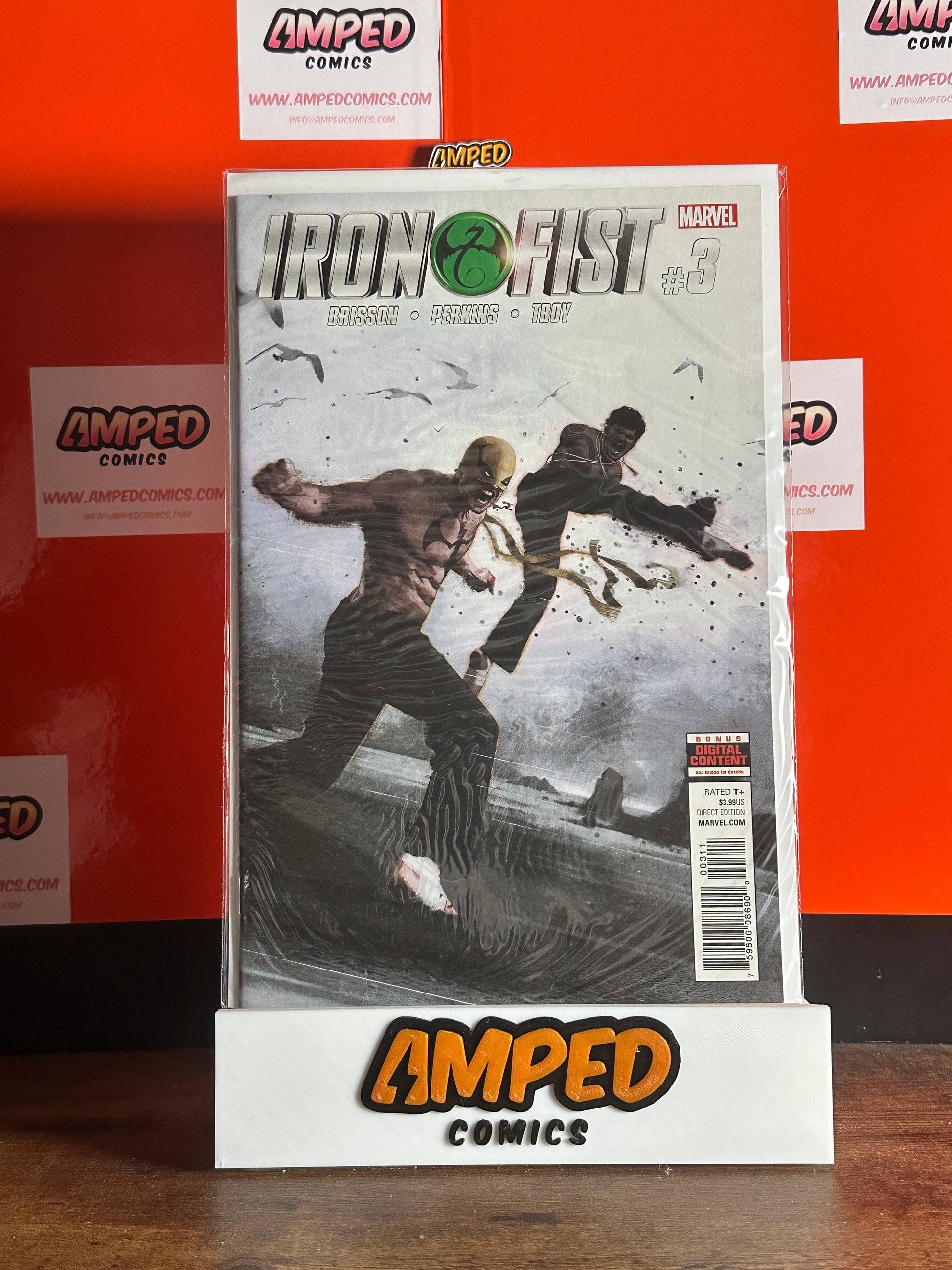 Iron Fist #3 Marvel Comics (Brisson Perkins Troy) Direct Edition