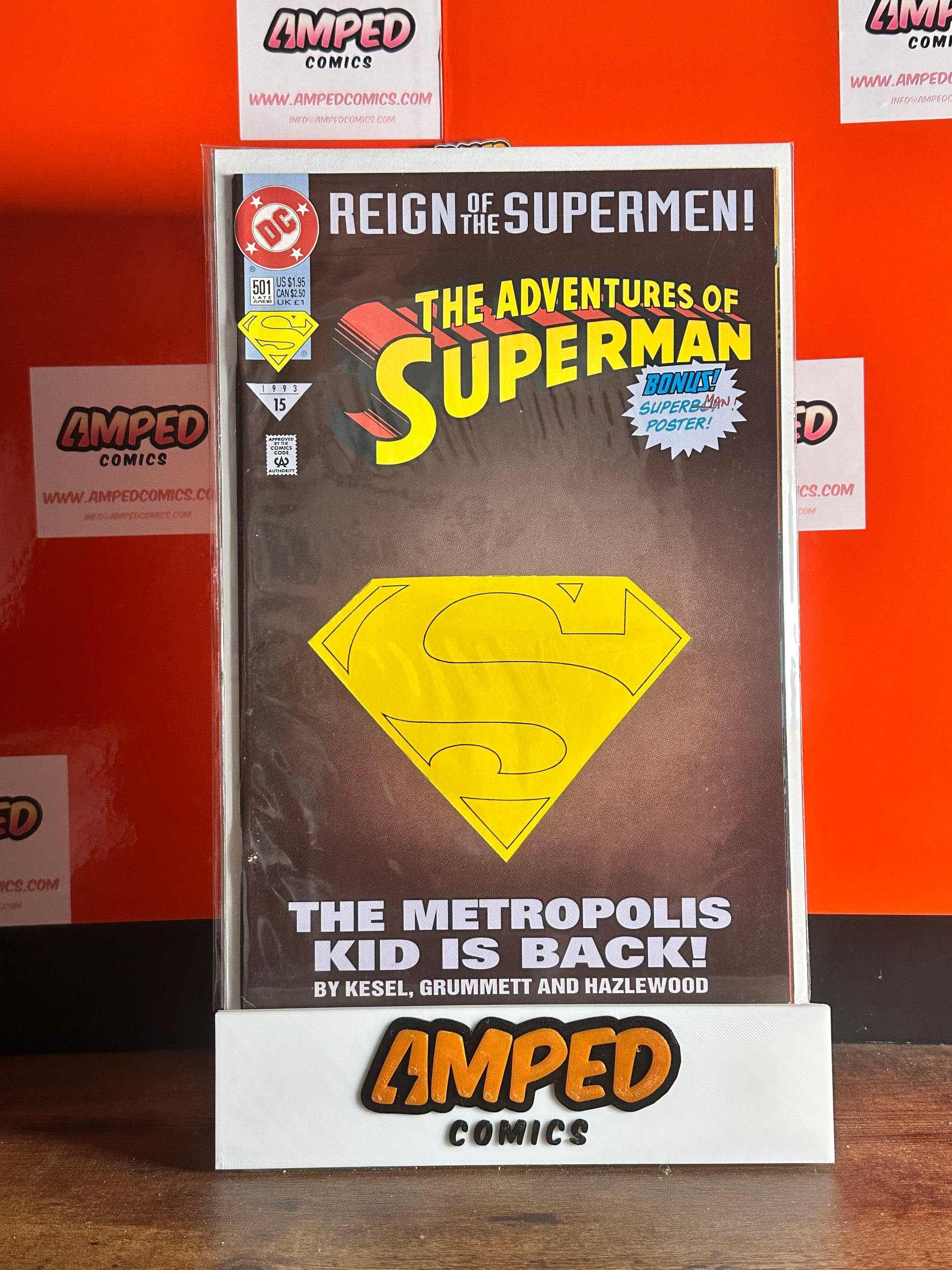 The Adventures of Superman #501 DC Comics 1993 Reign of the Supermen