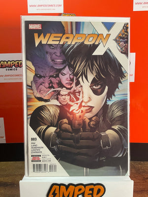 Weapon X 3 Marvel Comics 2017 Greg Pak Land Variant Cover