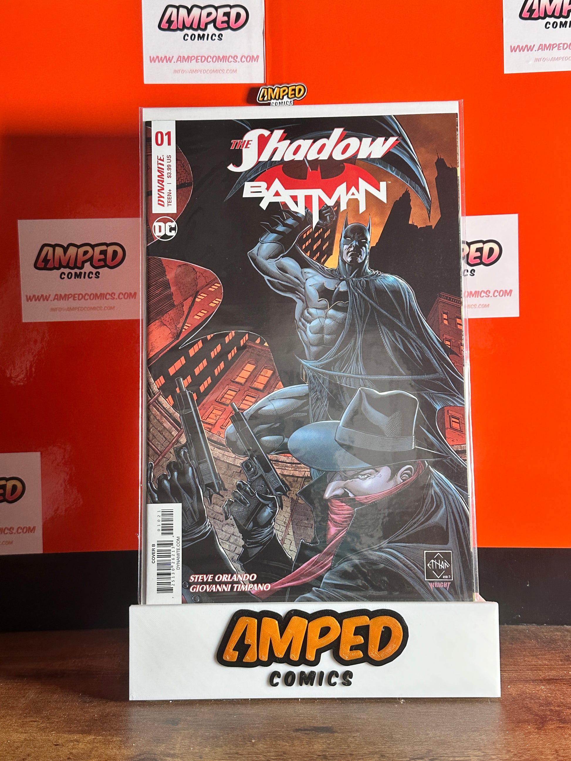 The Shadow/Batman #1 Dynamite Entertainment (2017) Ethan Van Sciver Cover
