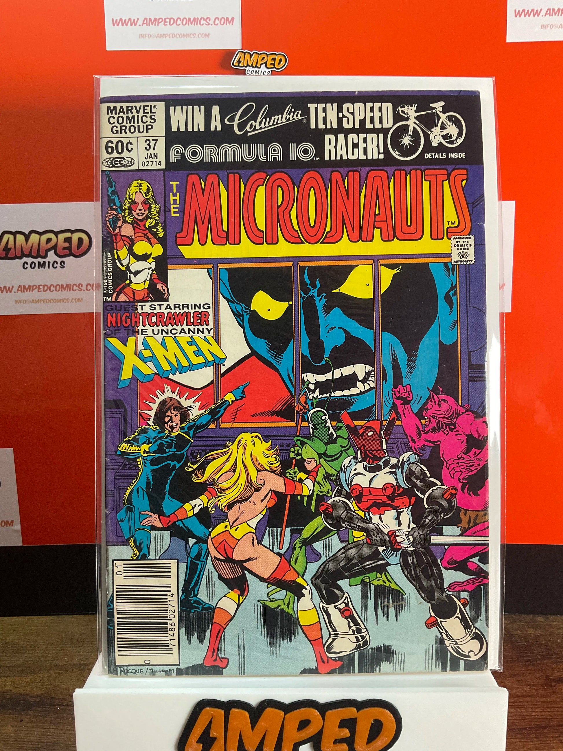 The Micronauts 37 Marvel Comics Jan 1982 Nightcrawler Appearance