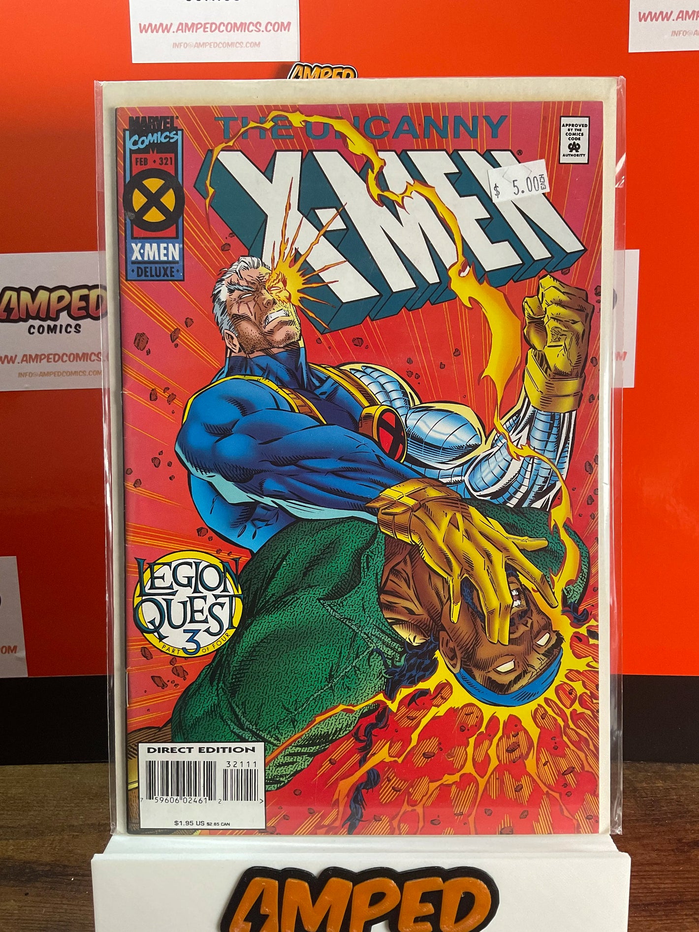 Uncanny X-Men 321 Marvel Comics Feb 1995 Legion Quest Part 3