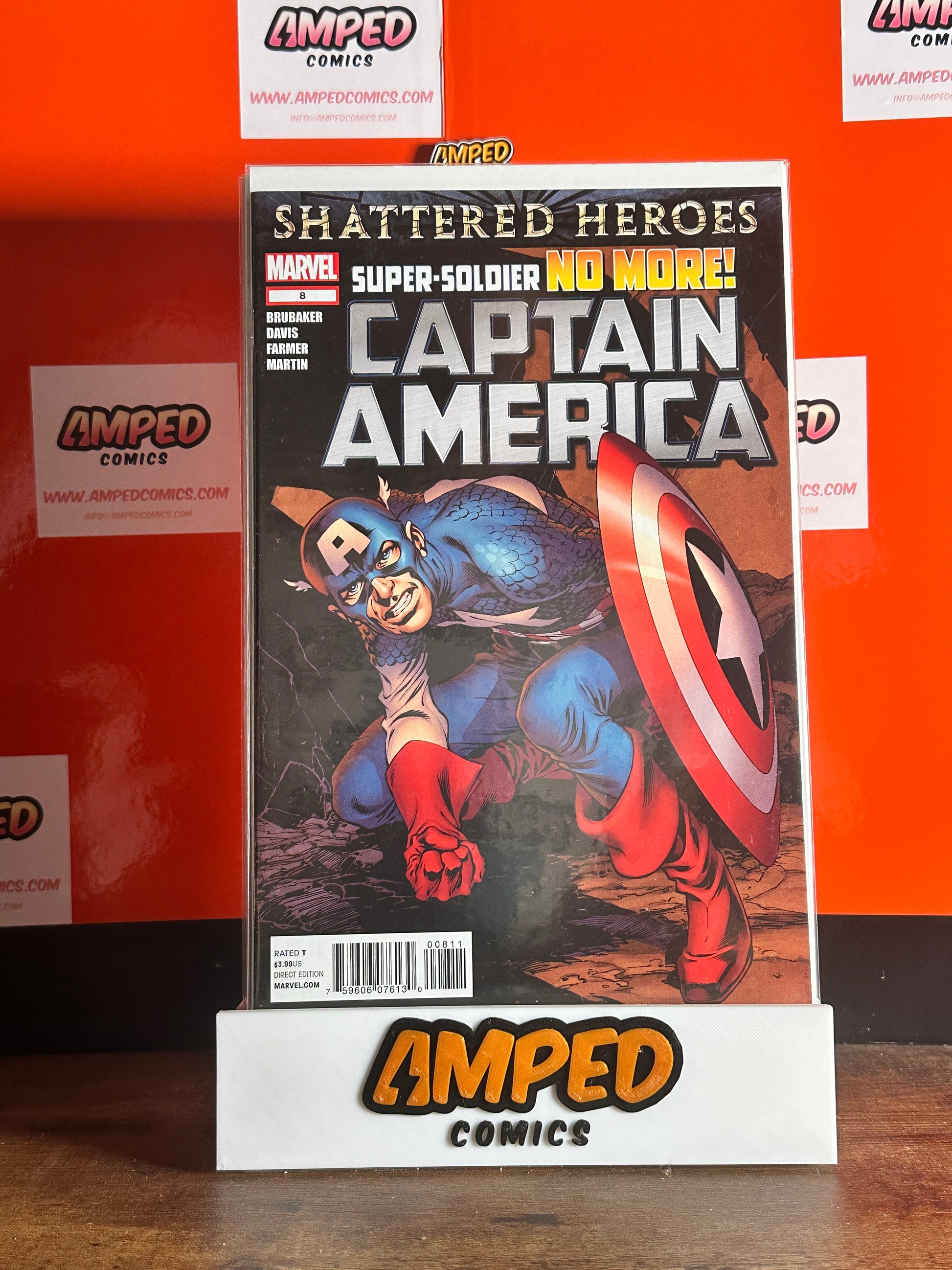 Captain America #8 Marvel Comics Super-Soldier No More Shattered Heroes