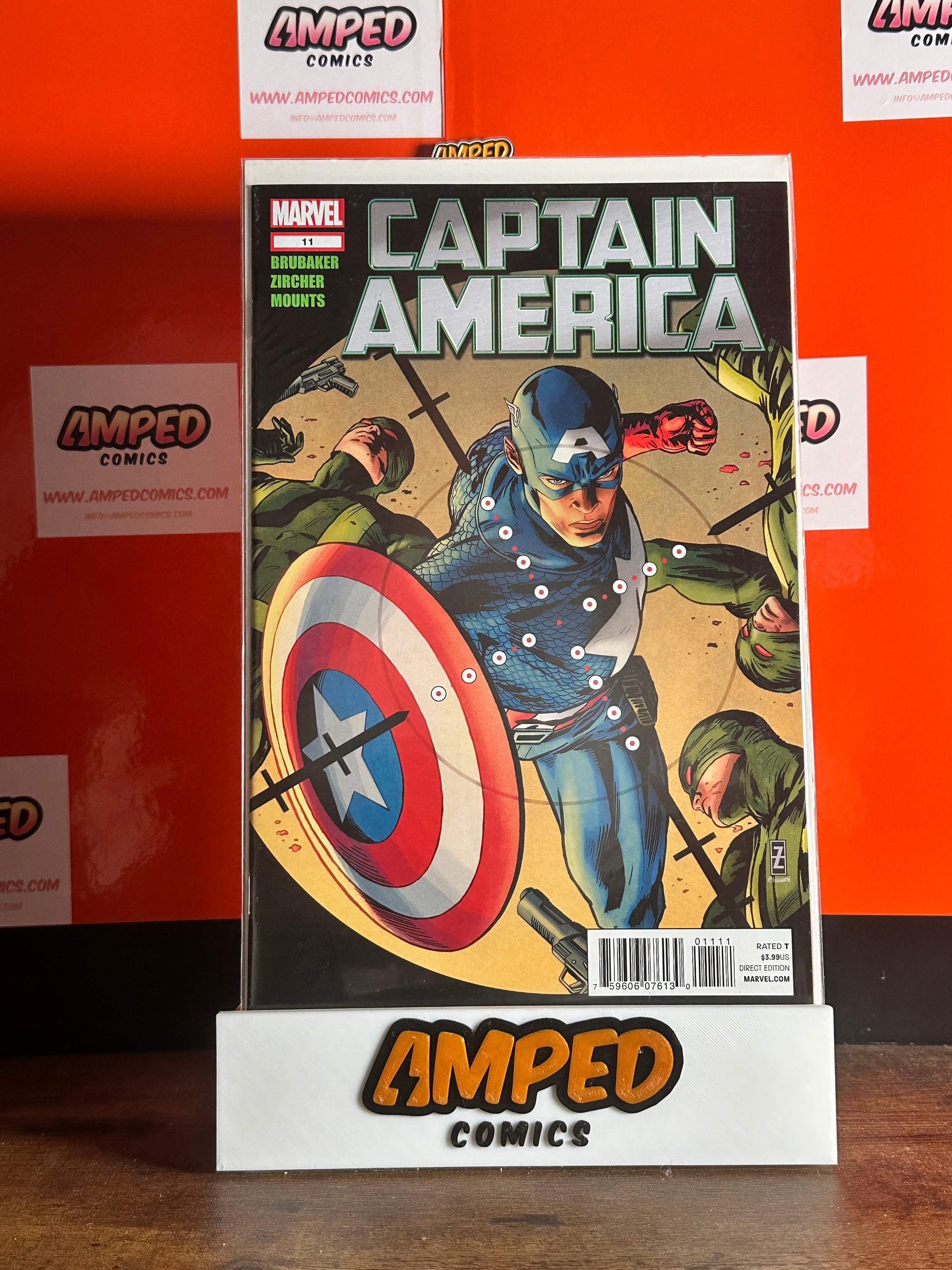 Captain America #11 Marvel Comics (Direct Edition)
