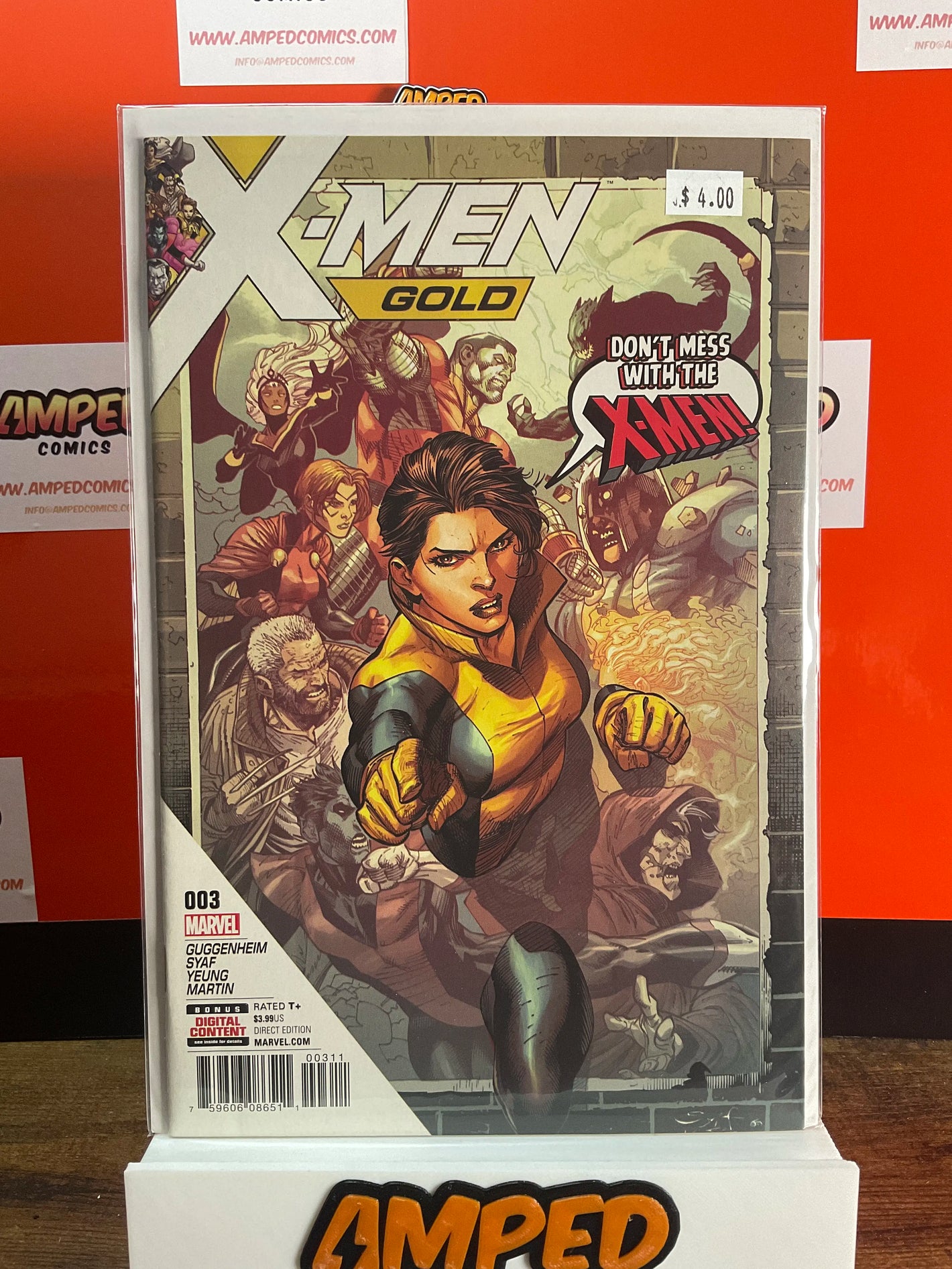 X-Men Gold 3 Marvel Comics 2017 Guggenheim Syaf Yeung Martin