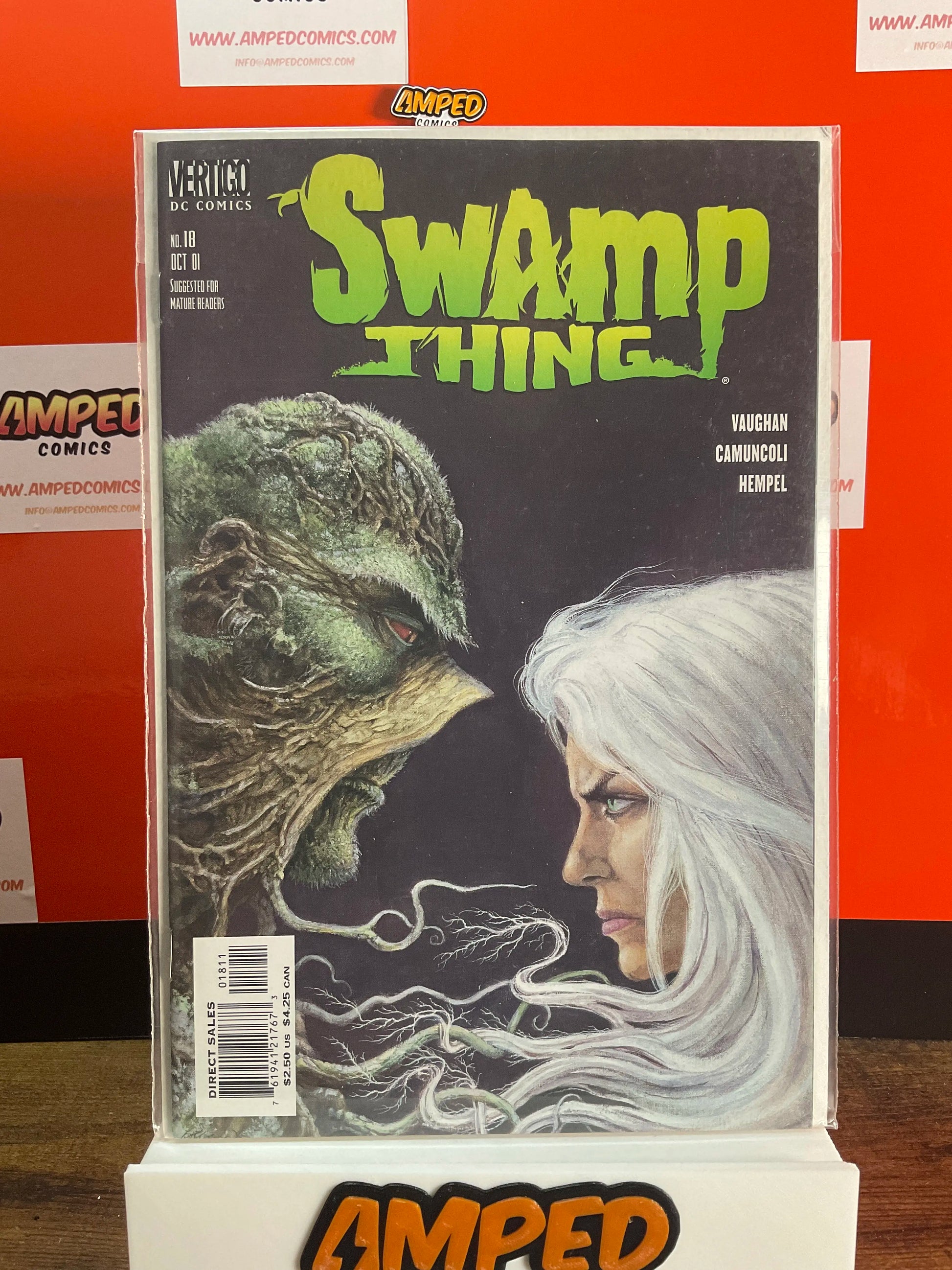 Swamp Thing 18 Vertigo DC Comics Oct 2001 Vaughan Camuncoli Hempel